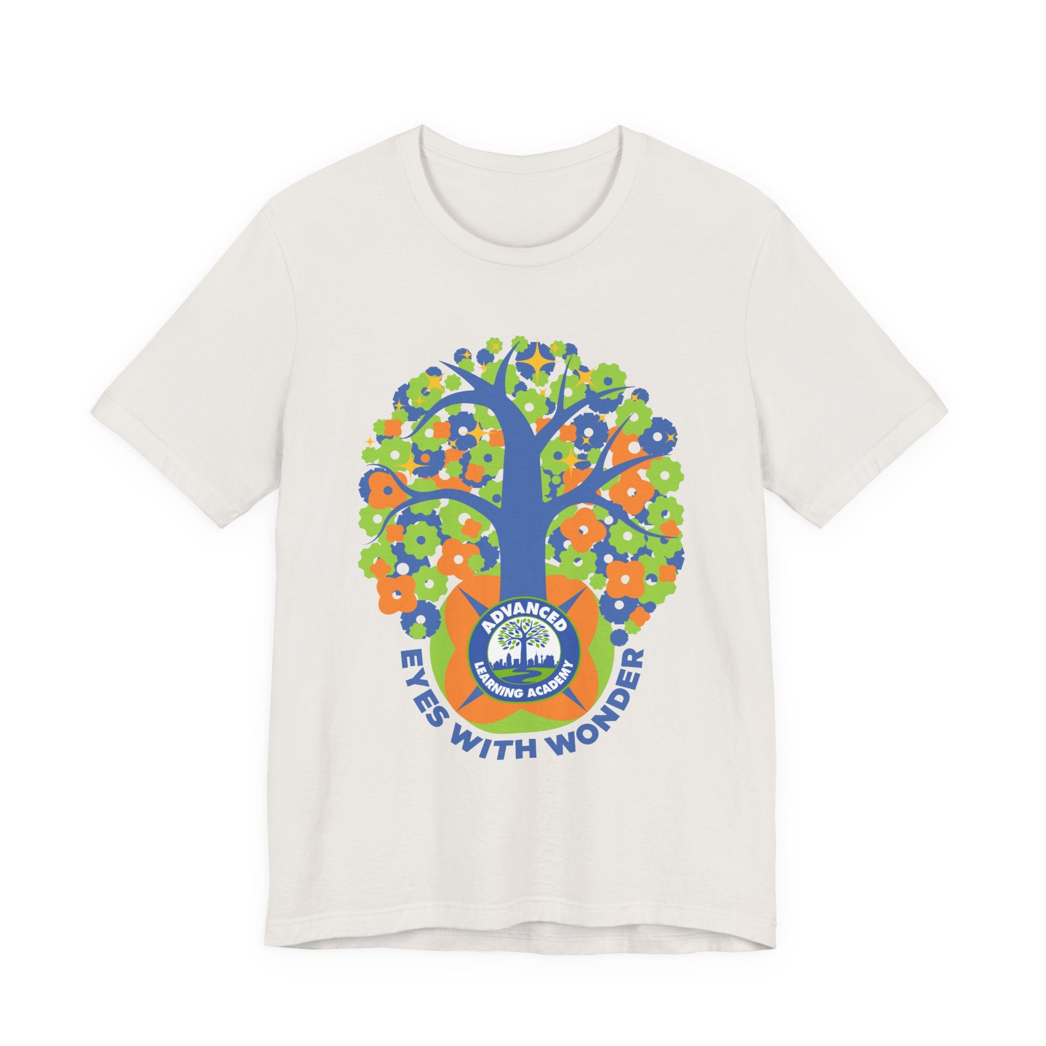 Advanced Learning Academy Eyes with Wonder Jon Rodz Collection Unisex Jersey Tee - Perfect for School Events and Family Gatherings