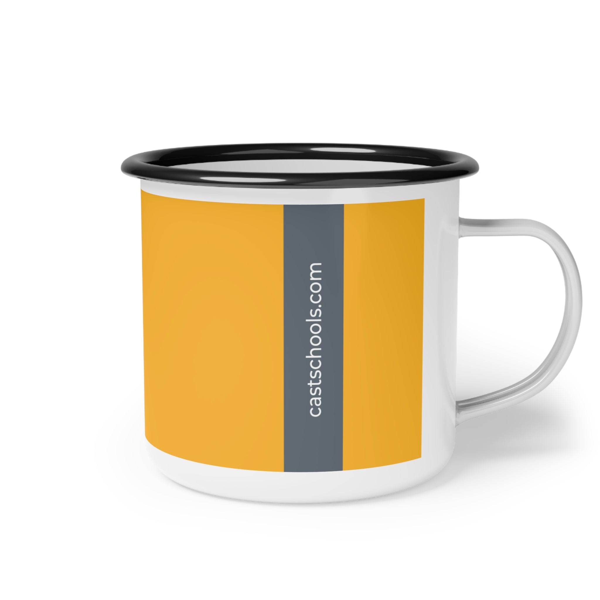Custom CAST Lead Enamel Camp Cup - Perfect for Outdoor Adventures and Everyday Use