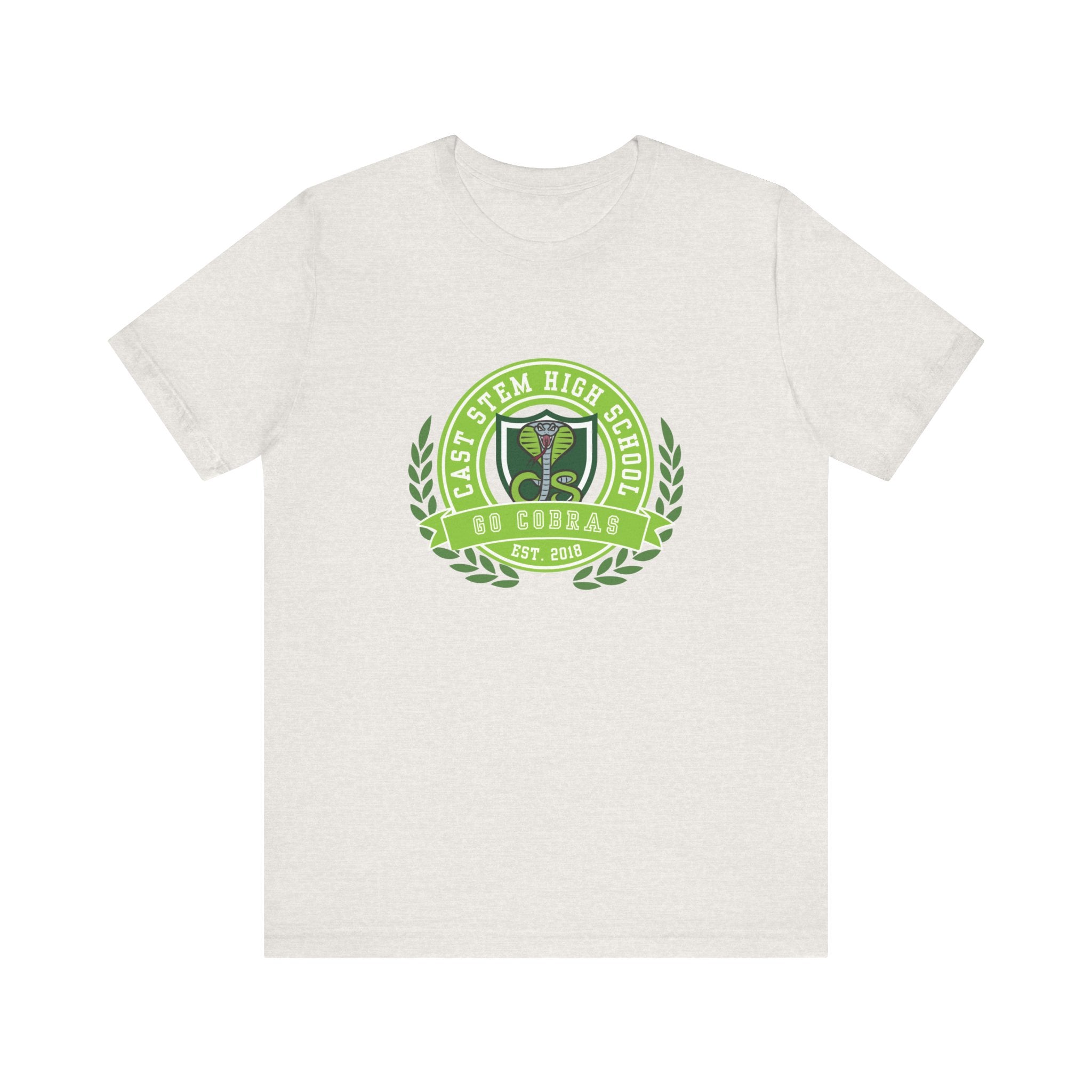 CAST STEM School Spirit Crest Collection Unisex Jersey Tee - Perfect for School Events and Family Gatherings