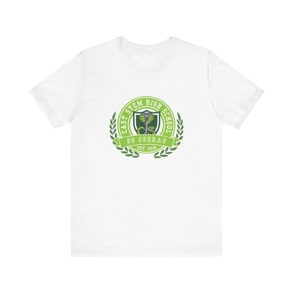 CAST STEM School Spirit Crest Collection Unisex Jersey Tee - Perfect for School Events and Family Gatherings