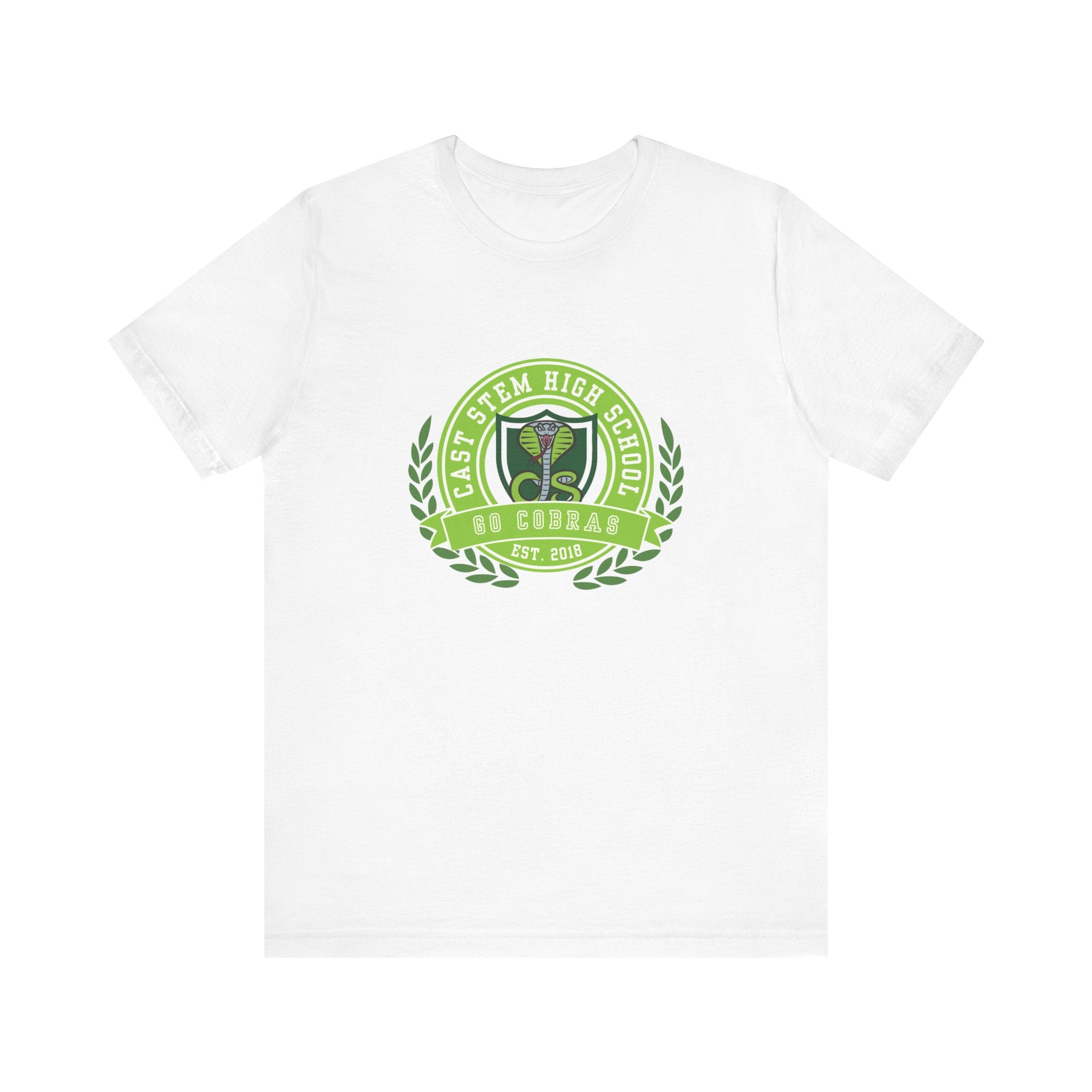 CAST STEM School Spirit Crest Collection Unisex Jersey Tee - Perfect for School Events and Family Gatherings