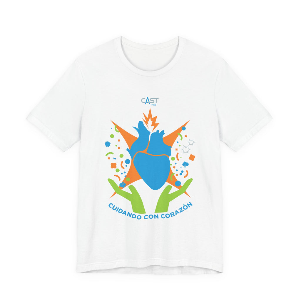 CAST Med Con Corazon Jon Rodz Collection Unisex Jersey Tee - Perfect for School Events and Family Gatherings