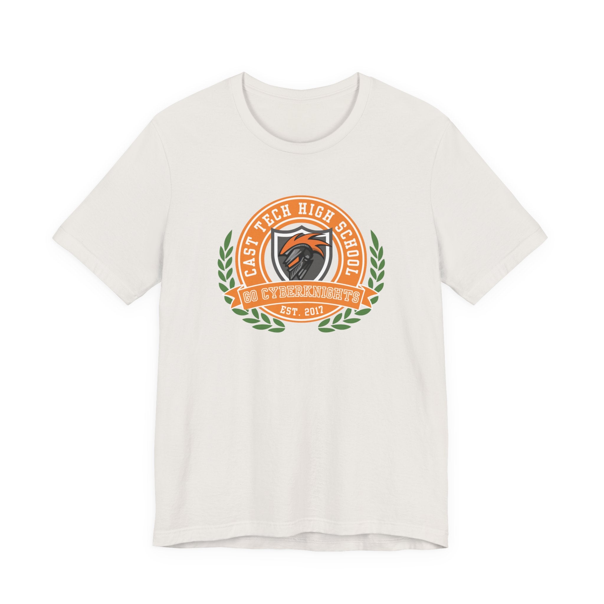 CAST Tech School Spirit Crest Collection Unisex Jersey Tee - Perfect for School Events and Family Gatherings