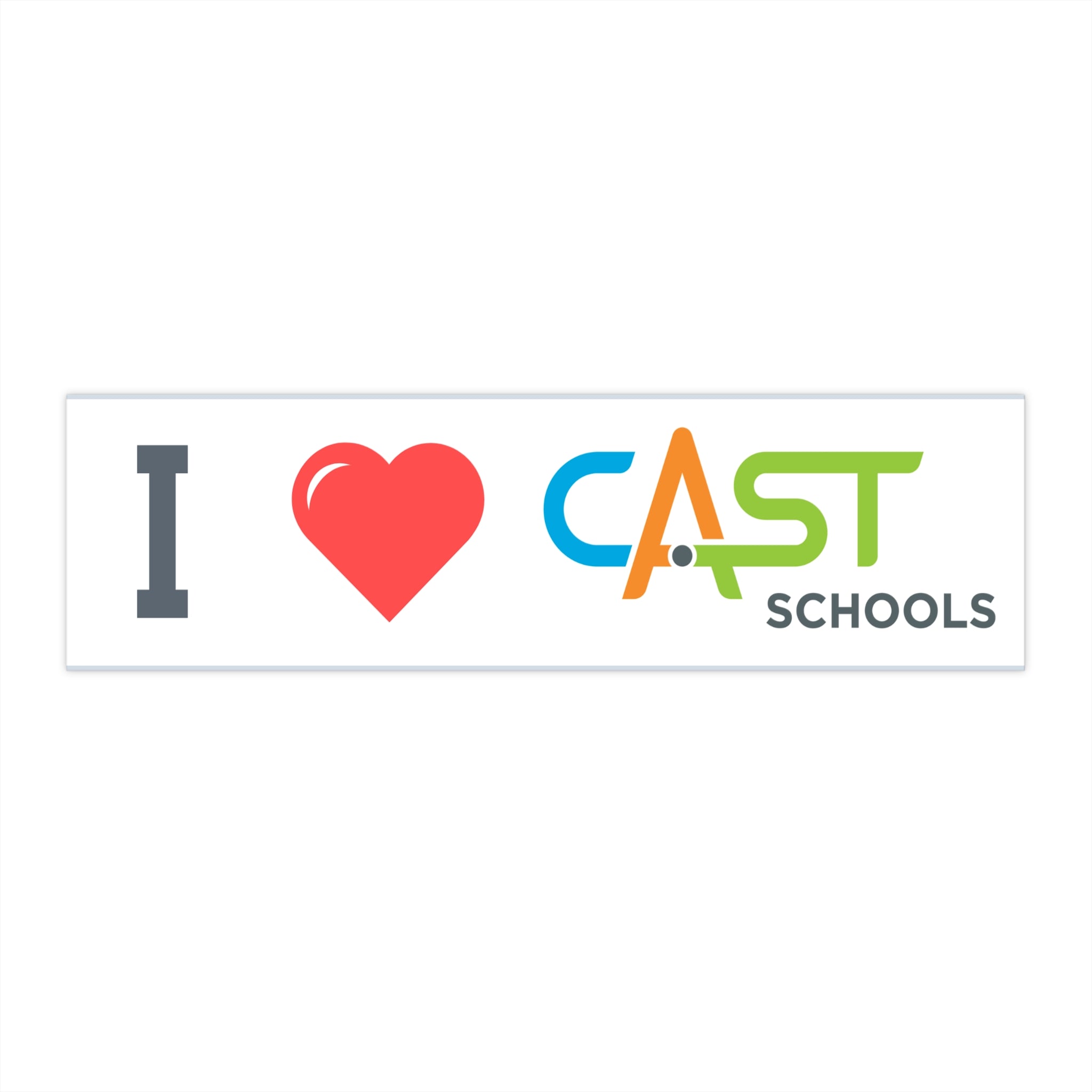 CAST Schools Bumper Sticker - Car Decal, School Spirit, Gift for Students, Teachers, Education Enthusiasts