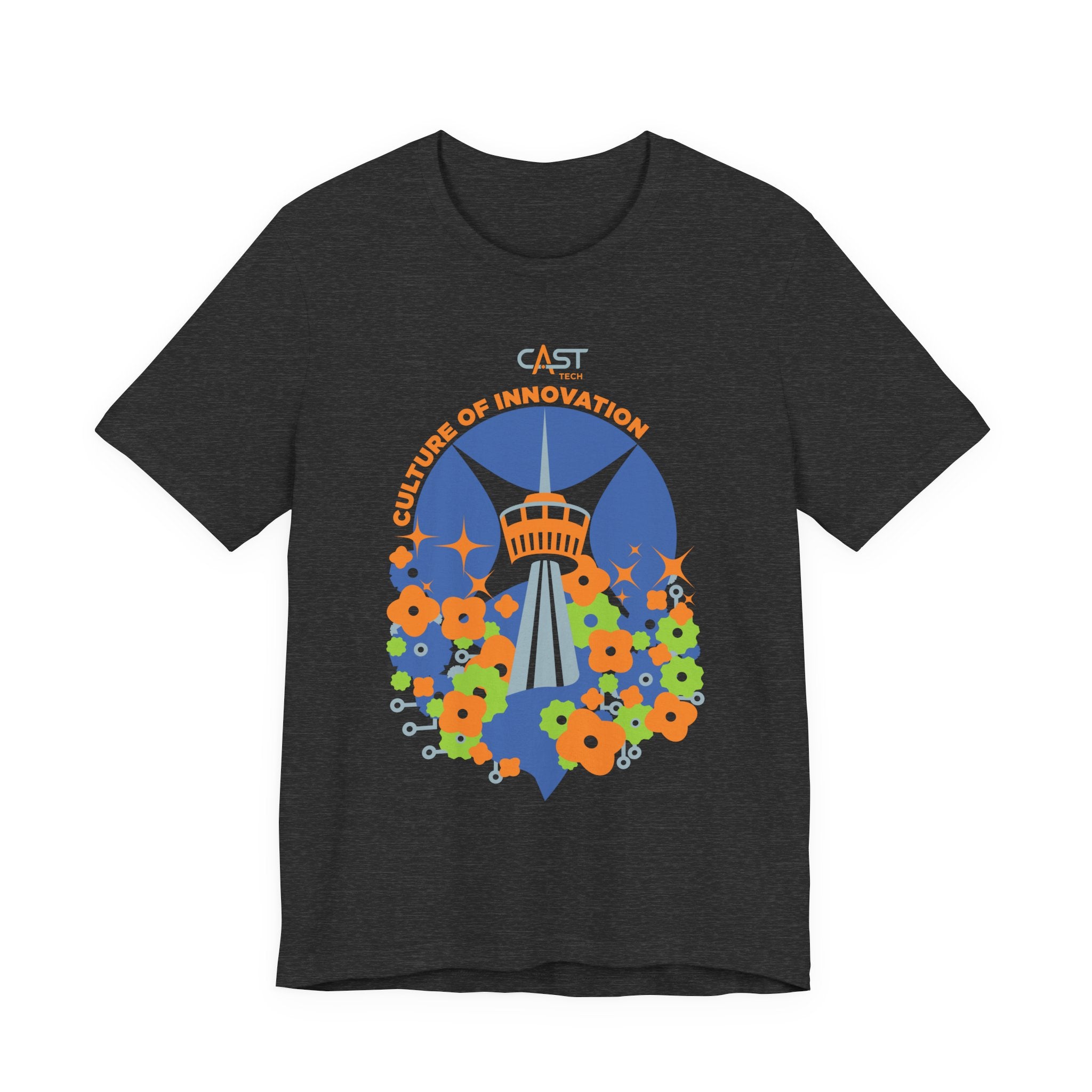 CAST Tech Culture of Innovation Jon Rodz Collection Unisex Jersey Tee - Perfect for School Events and Family Gatherings