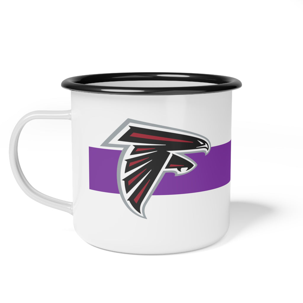 CAST Teach Enamel Camp Cup with Falcon - Perfect for Outdoor Adventures and Everyday Use