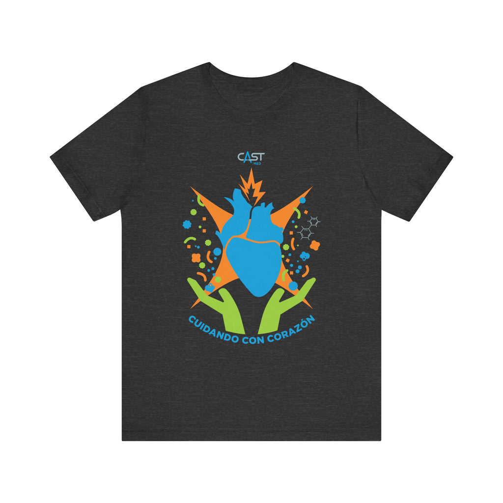 CAST Med Con Corazon Jon Rodz Collection Unisex Jersey Tee - Perfect for School Events and Family Gatherings