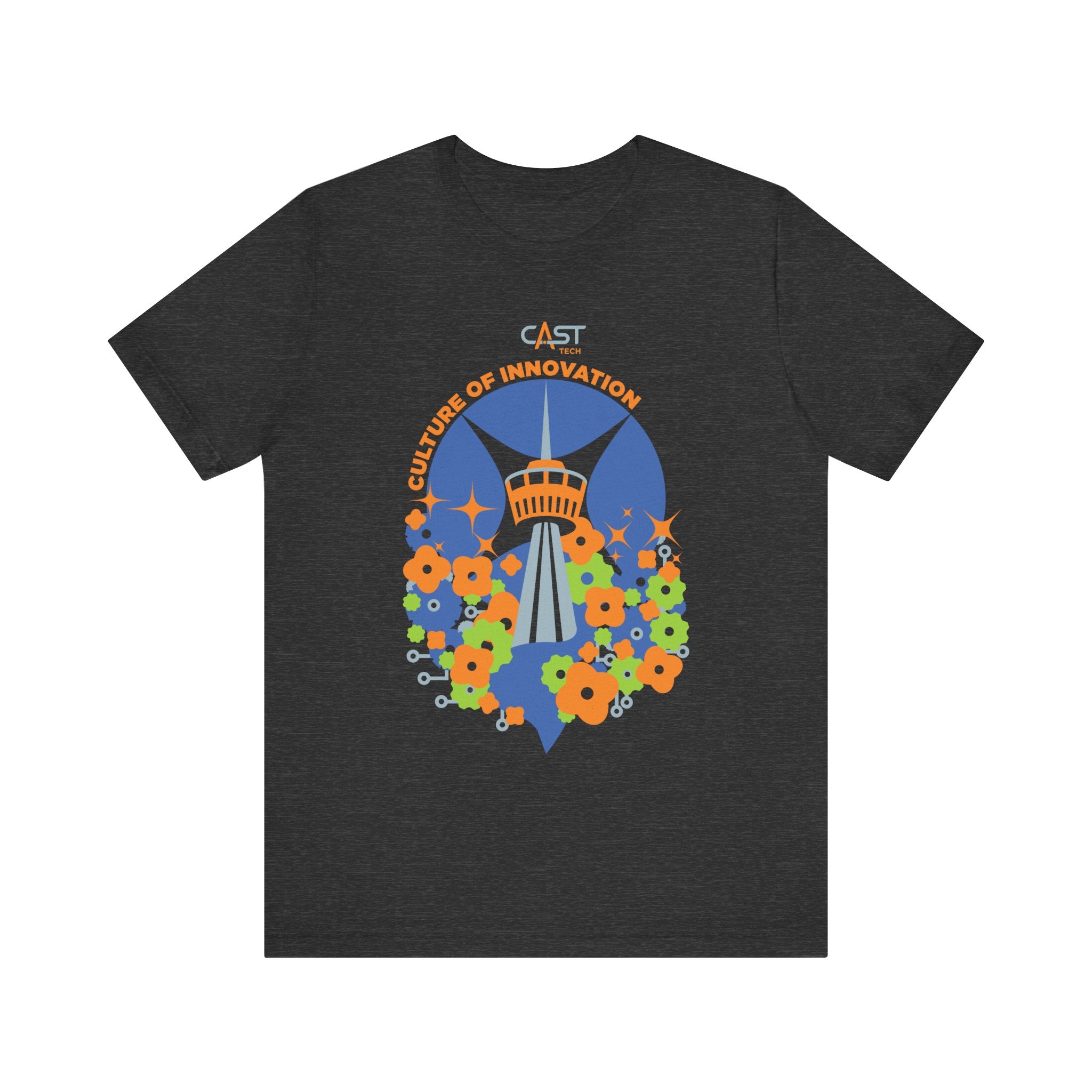 CAST Tech Culture of Innovation Jon Rodz Collection Unisex Jersey Tee - Perfect for School Events and Family Gatherings