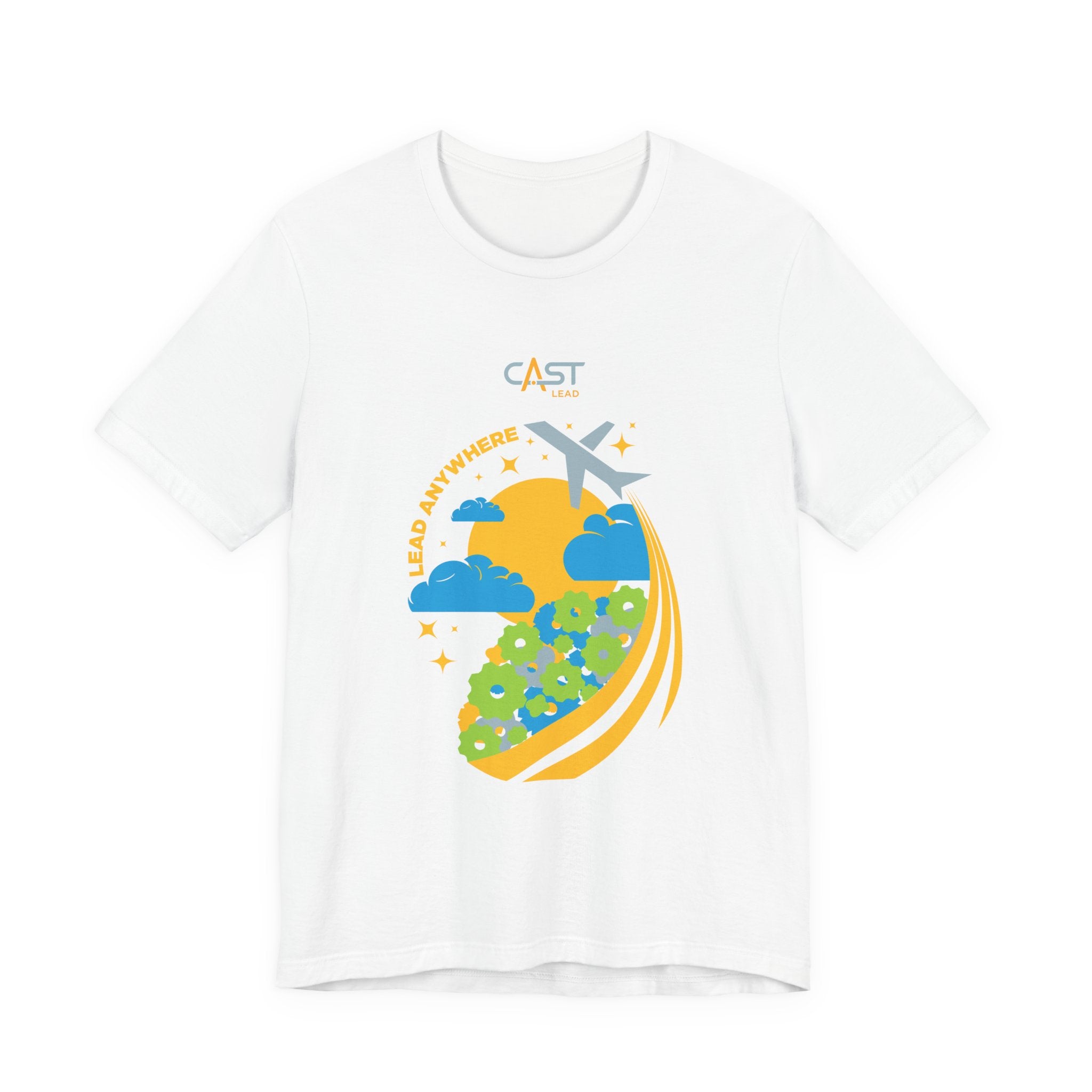 CAST Lead Lead Anywhere Jon Rodz Collection Unisex Jersey Tee - Perfect for School Events and Family Gatherings