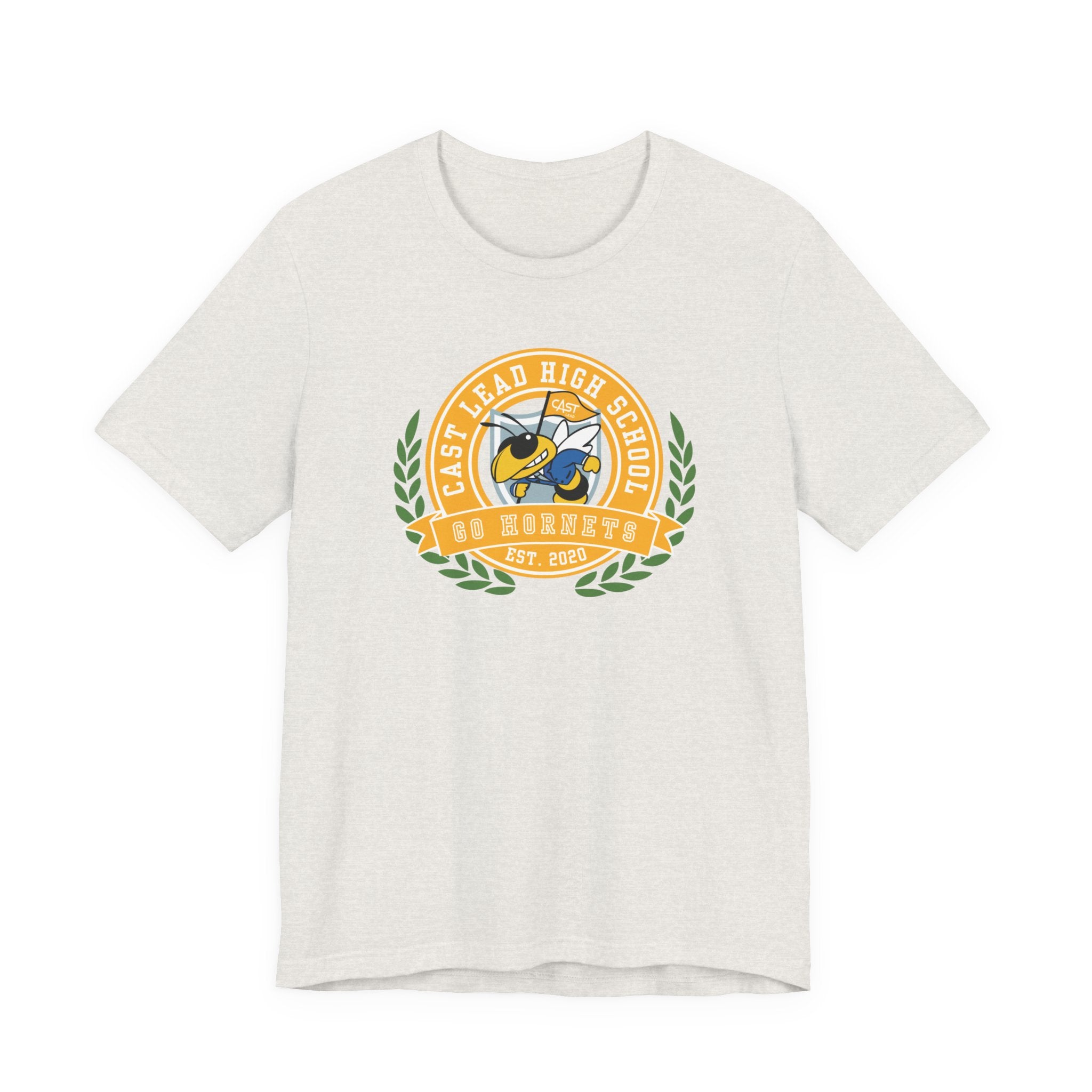 CAST Lead School Spirit Crest Collection Unisex Jersey Tee - Perfect for School Events and Family Gatherings
