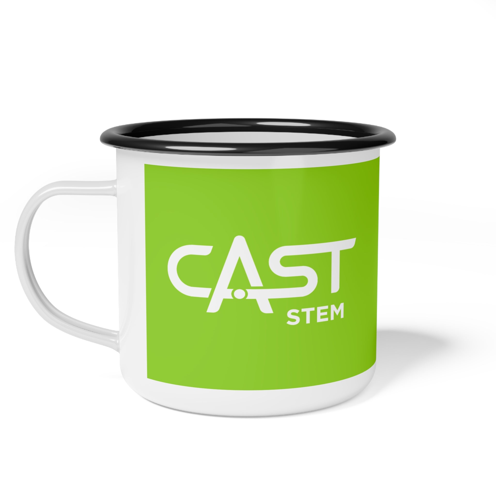 CAST STEM Custom Enamel Camp Cup with Paw - Perfect for Outdoor Adventures and Everyday Use