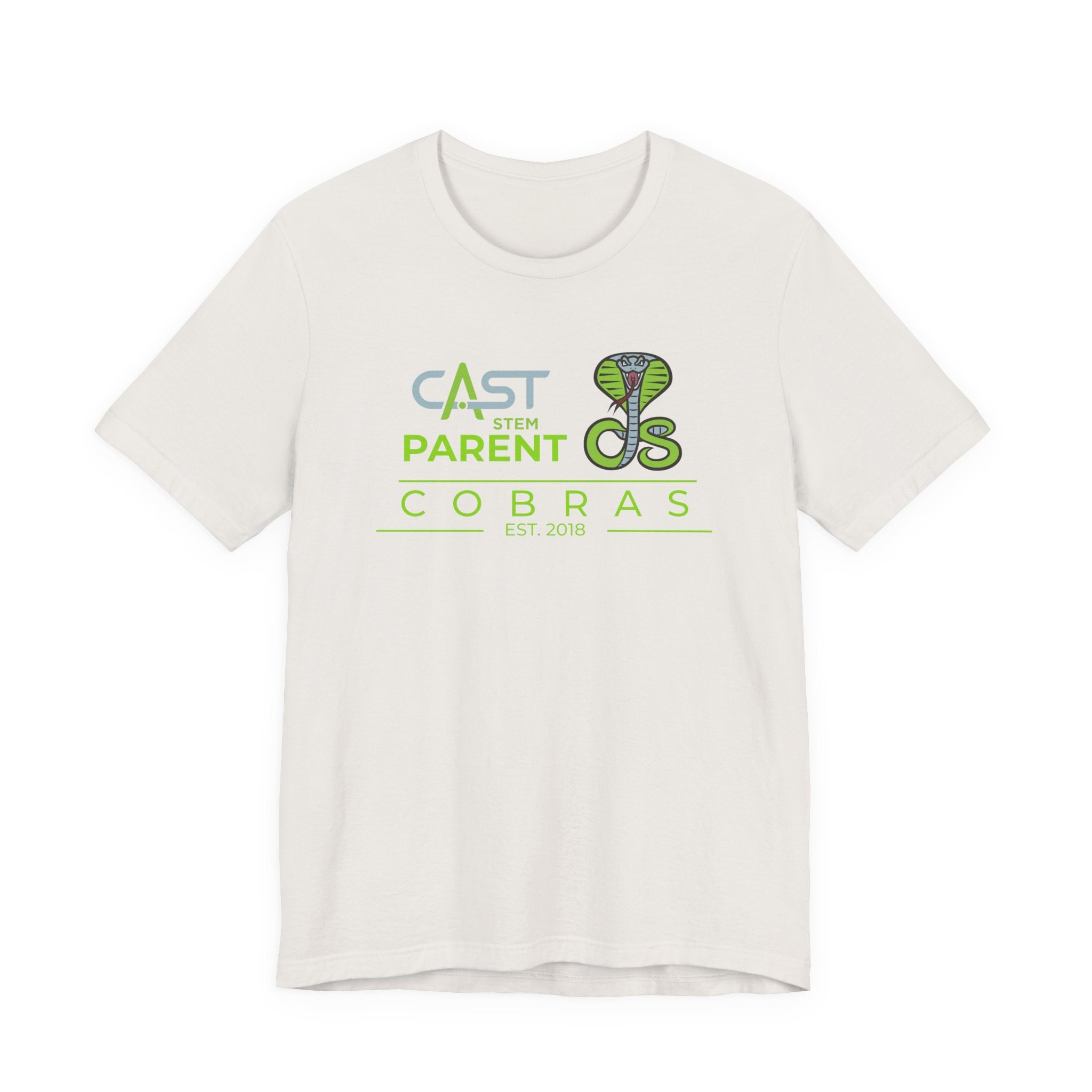 CAST STEM Parent Unisex Jersey Tee - Perfect for School Events and Family Gatherings