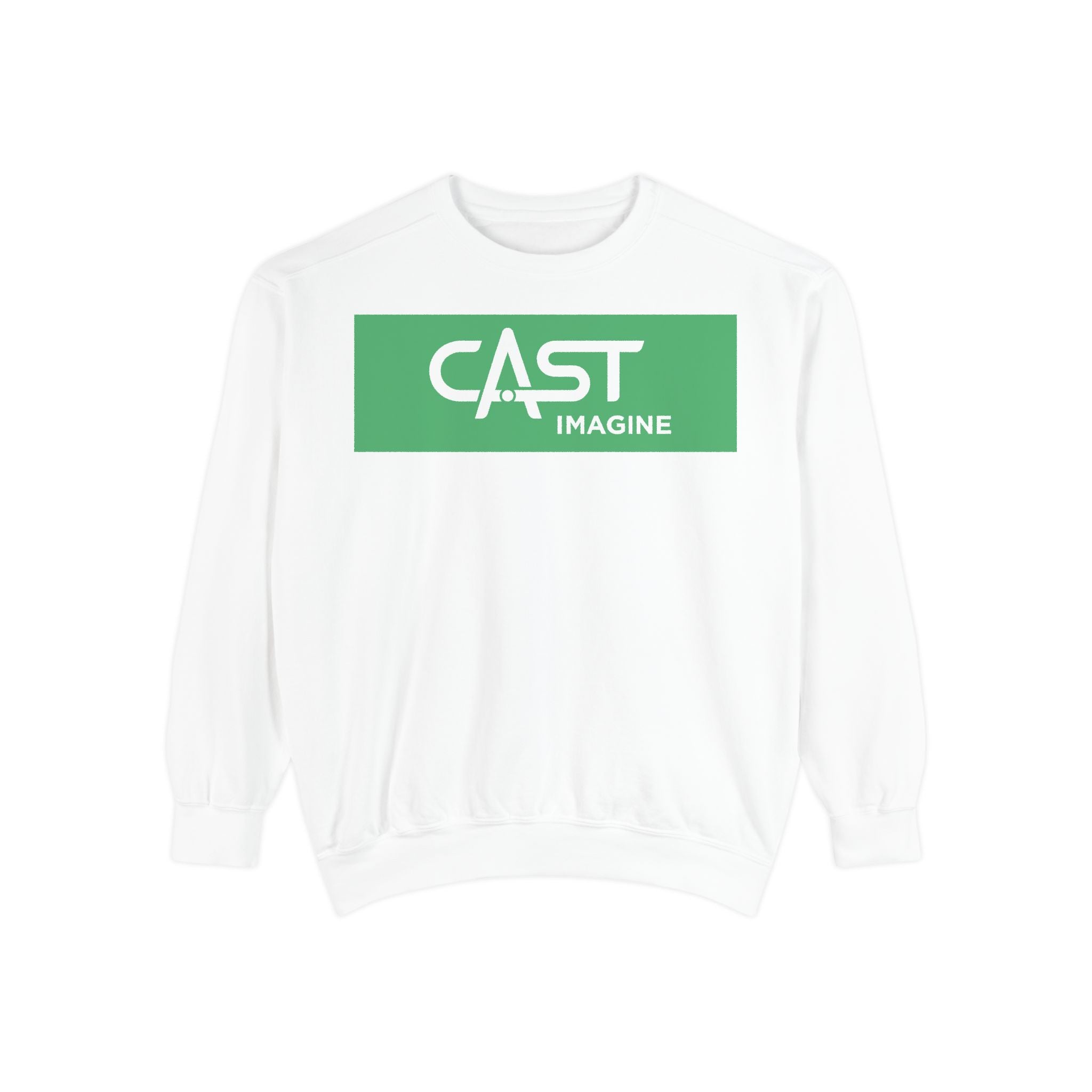 CAST Imagine Unisex Garment-Dyed Sweatshirt | Casual & Comfy | Perfect for Tech Enthusiasts & Everyday Wear