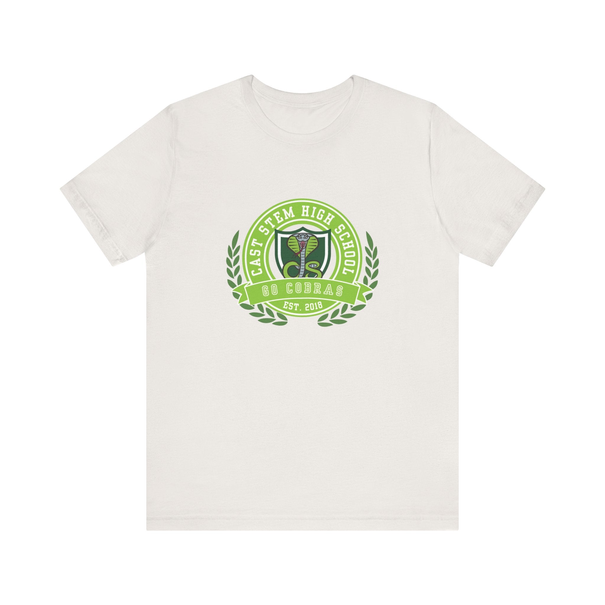 CAST STEM School Spirit Crest Collection Unisex Jersey Tee - Perfect for School Events and Family Gatherings