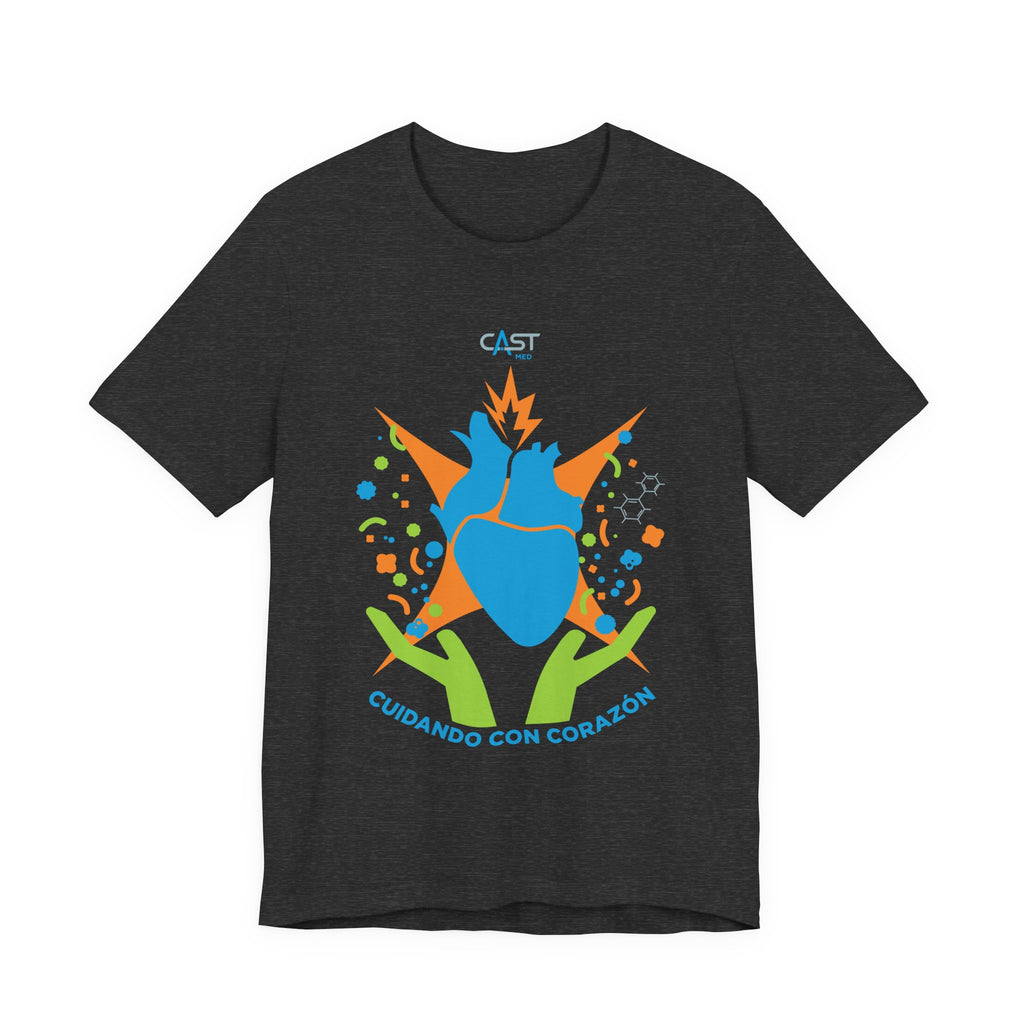 CAST Med Con Corazon Jon Rodz Collection Unisex Jersey Tee - Perfect for School Events and Family Gatherings