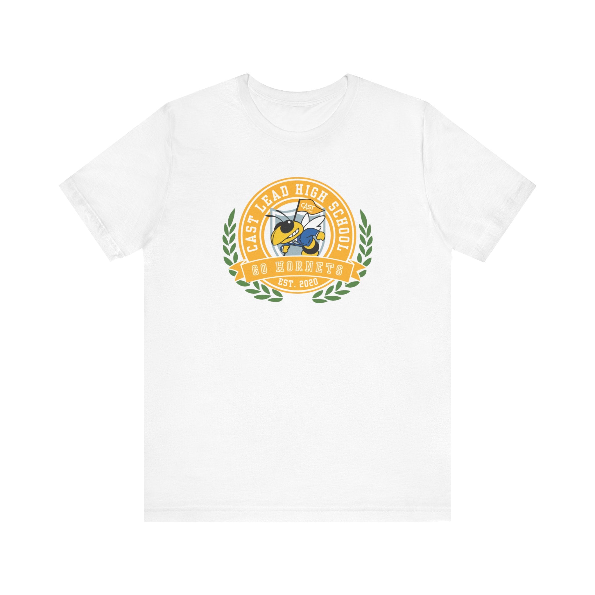 CAST Lead School Spirit Crest Collection Unisex Jersey Tee - Perfect for School Events and Family Gatherings