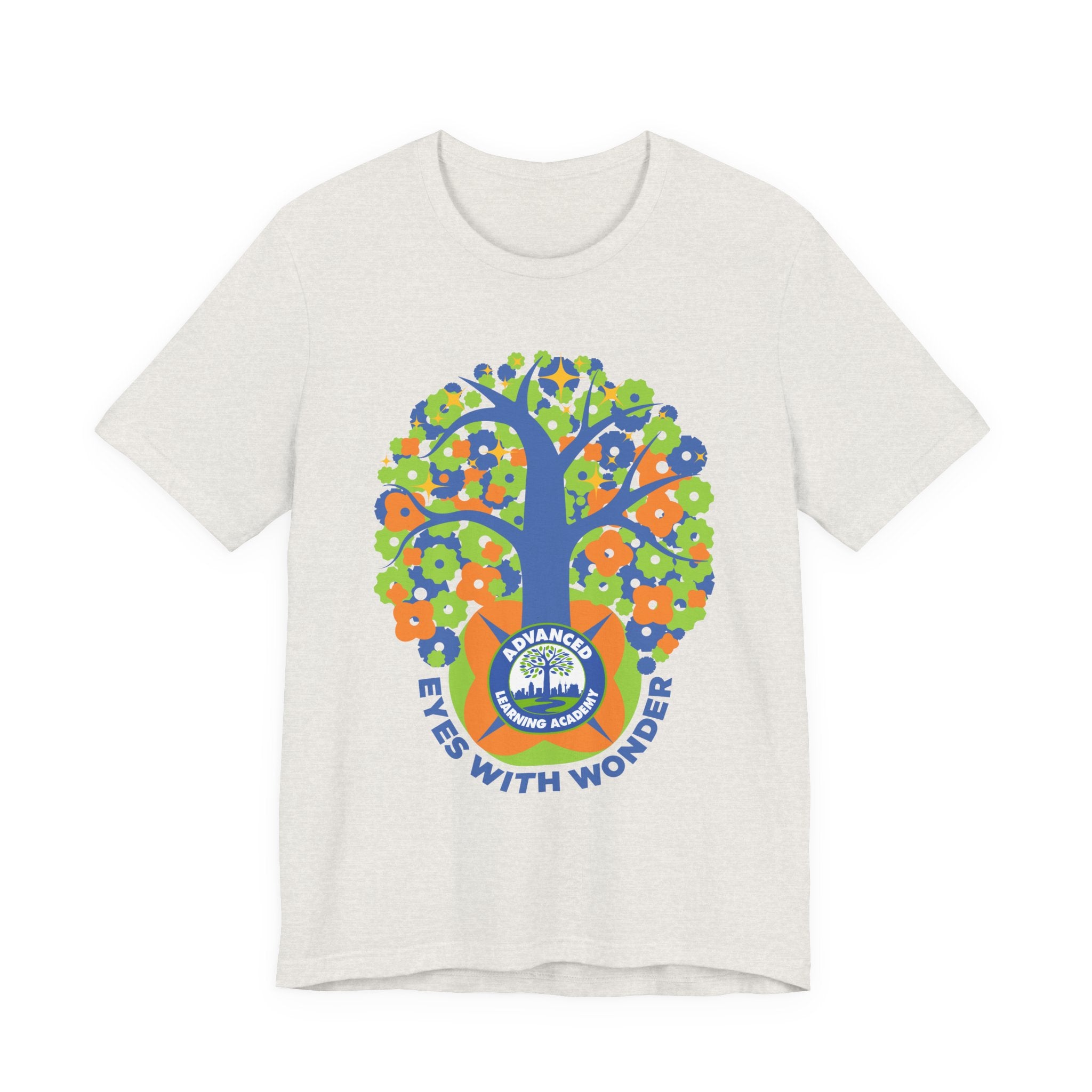 Advanced Learning Academy Eyes with Wonder Jon Rodz Collection Unisex Jersey Tee - Perfect for School Events and Family Gatherings