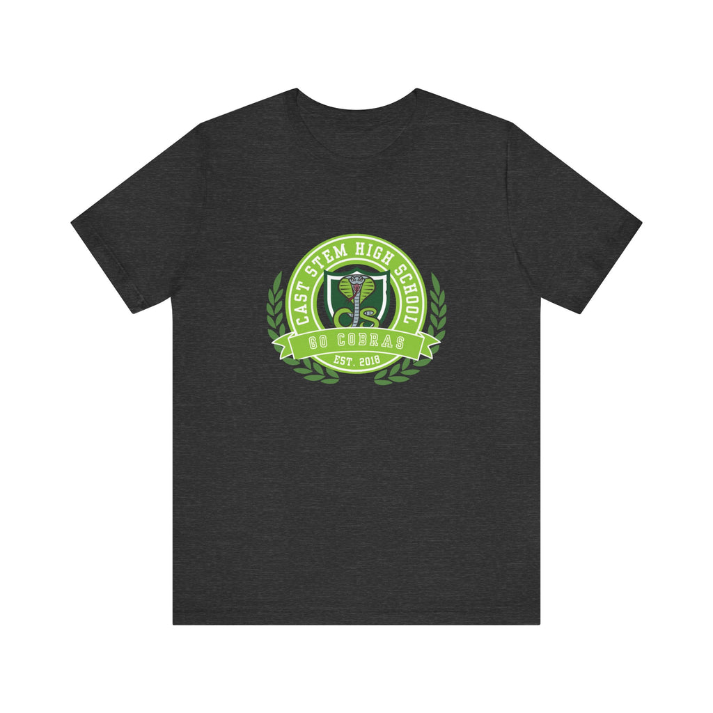 CAST STEM School Spirit Crest Collection Unisex Jersey Tee - Perfect for School Events and Family Gatherings