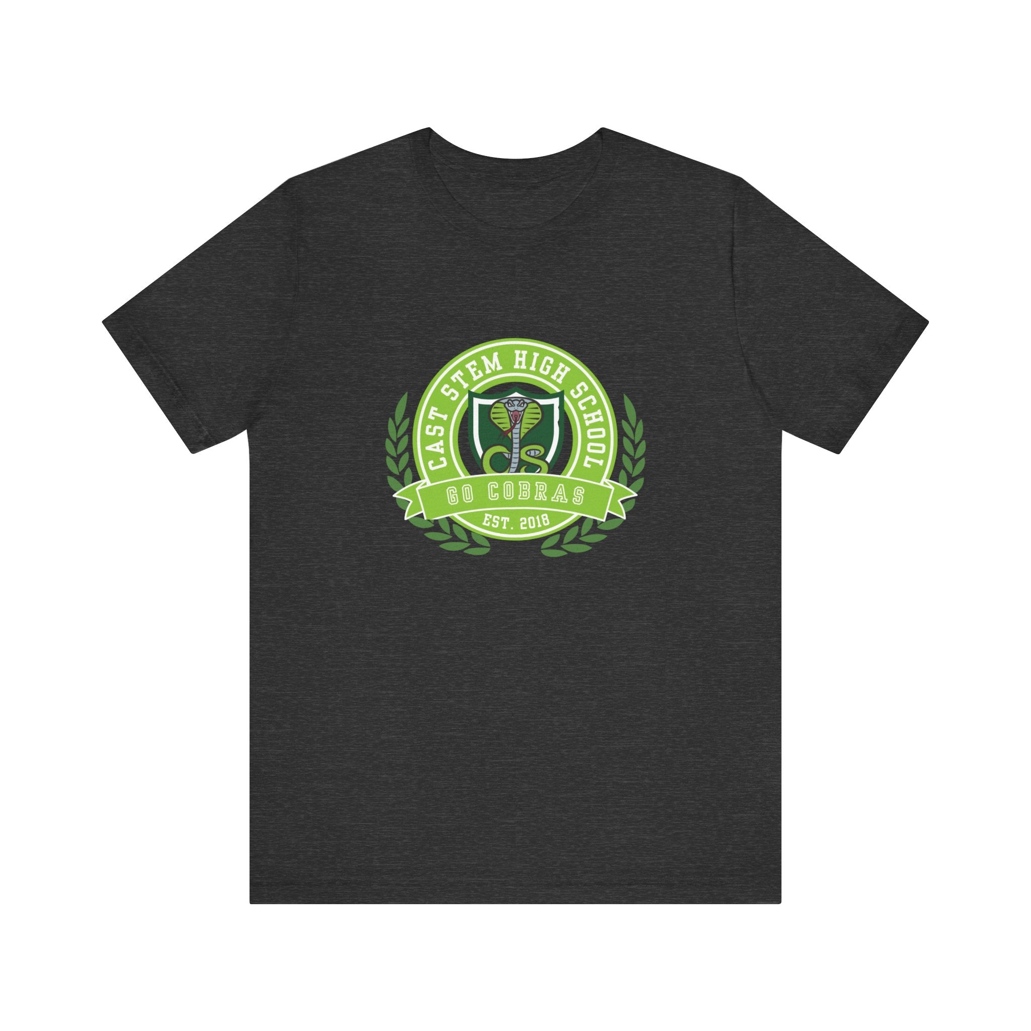 CAST STEM School Spirit Crest Collection Unisex Jersey Tee - Perfect for School Events and Family Gatherings