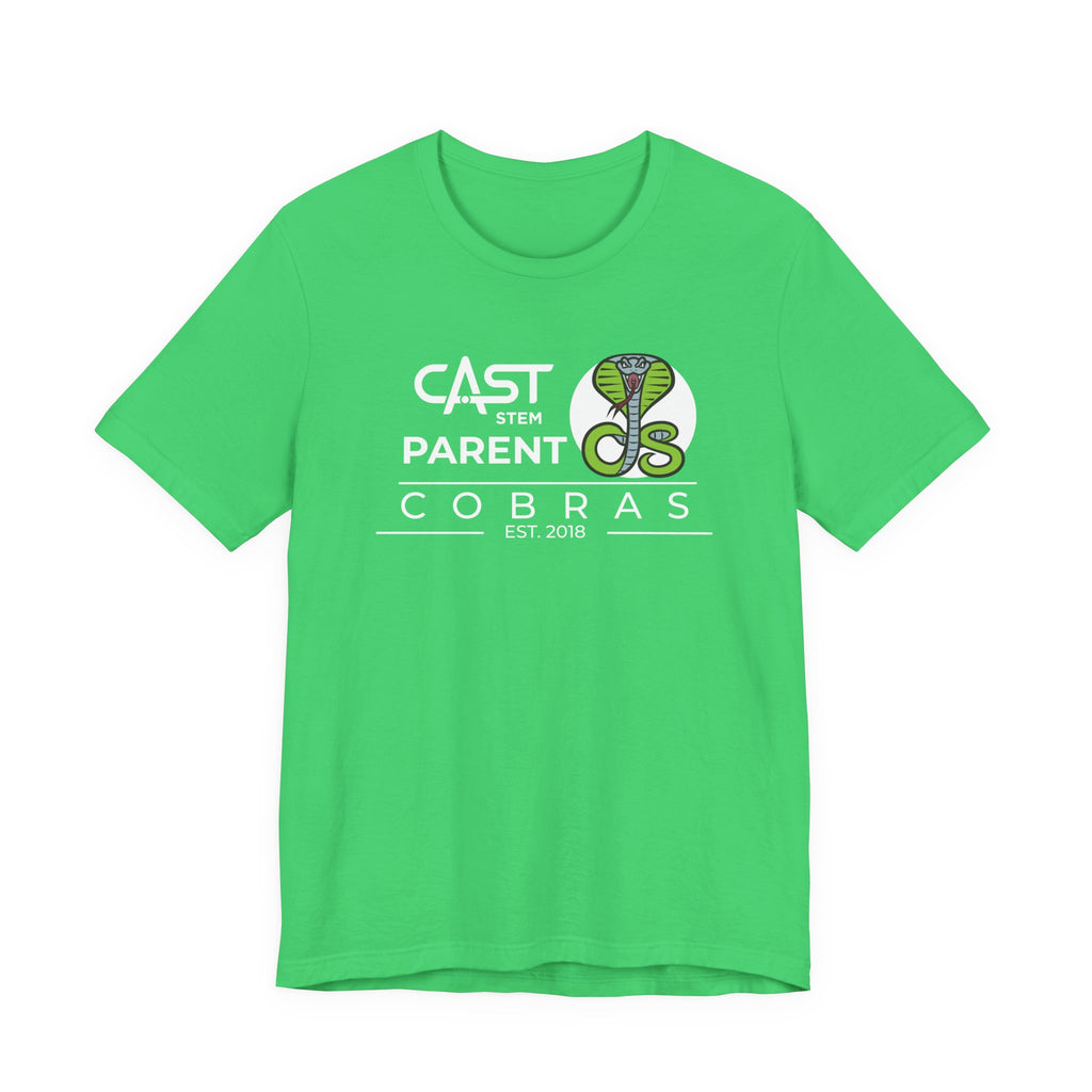 CAST STEM Parent Unisex Jersey Tee - Perfect for School Events and Family Gatherings