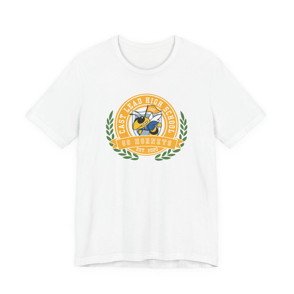 CAST Lead School Spirit Crest Collection Unisex Jersey Tee - Perfect for School Events and Family Gatherings