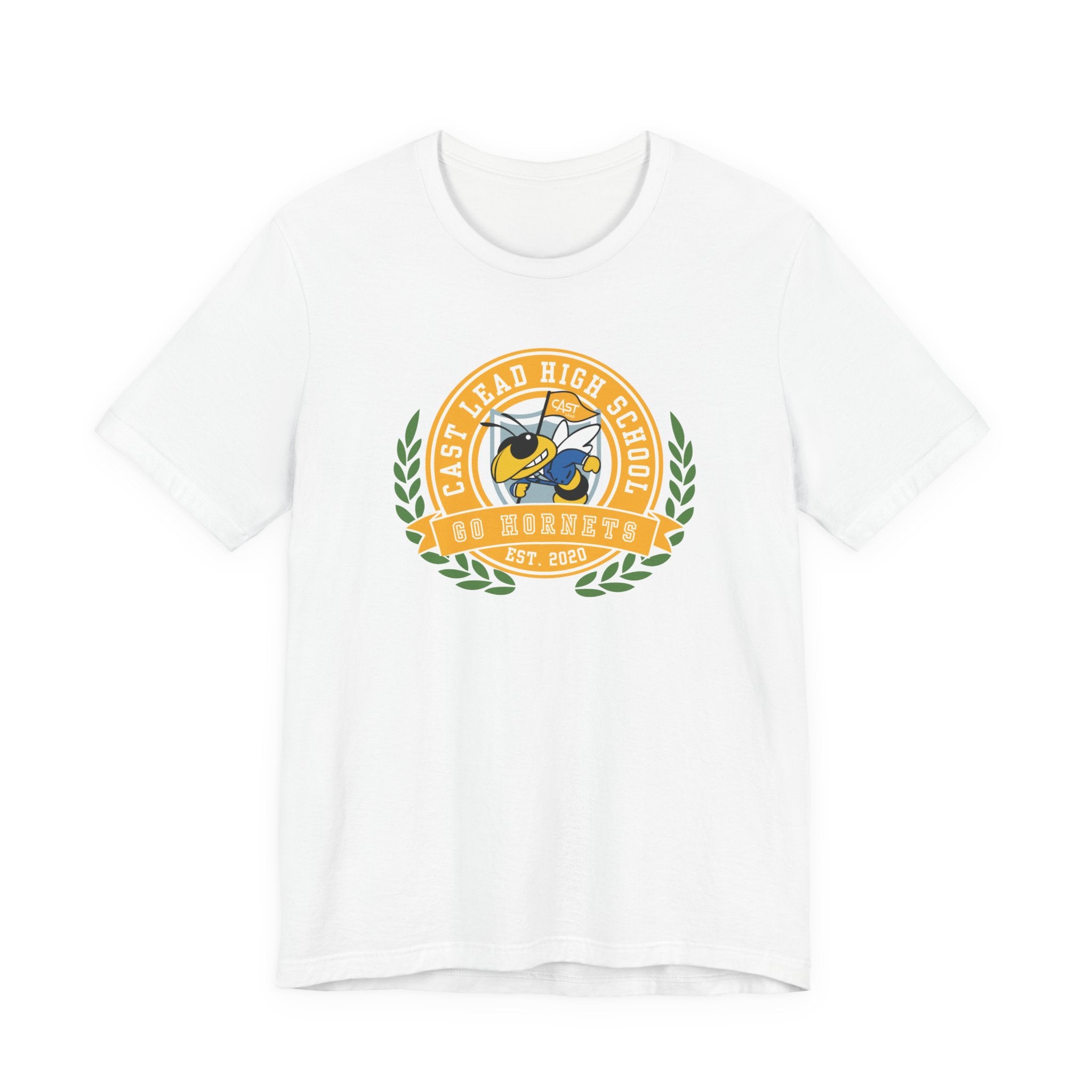 CAST Lead School Spirit Crest Collection Unisex Jersey Tee - Perfect for School Events and Family Gatherings