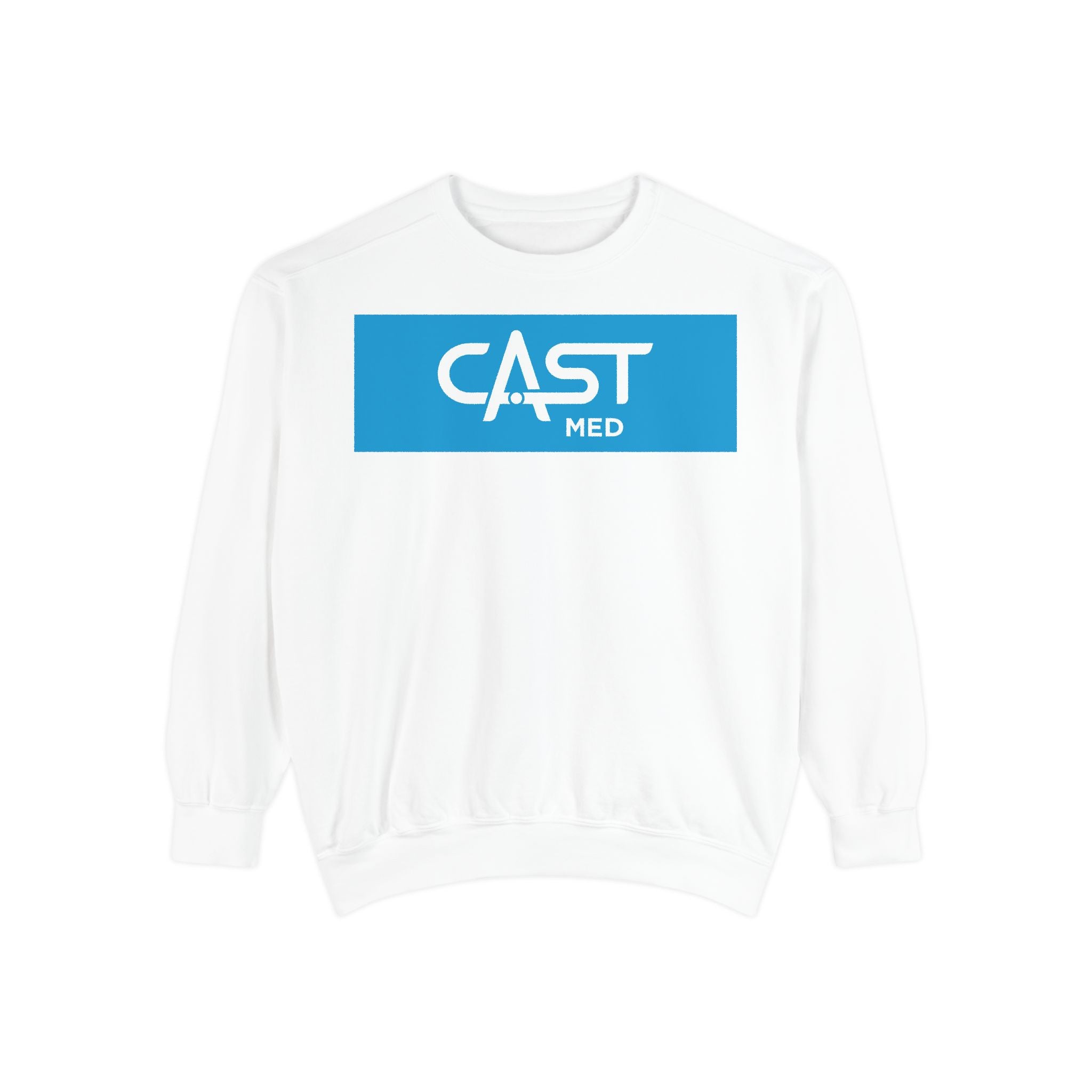 CAST Med Unisex Garment-Dyed Sweatshirt | Casual & Comfy | Perfect for Tech Enthusiasts & Everyday Wear