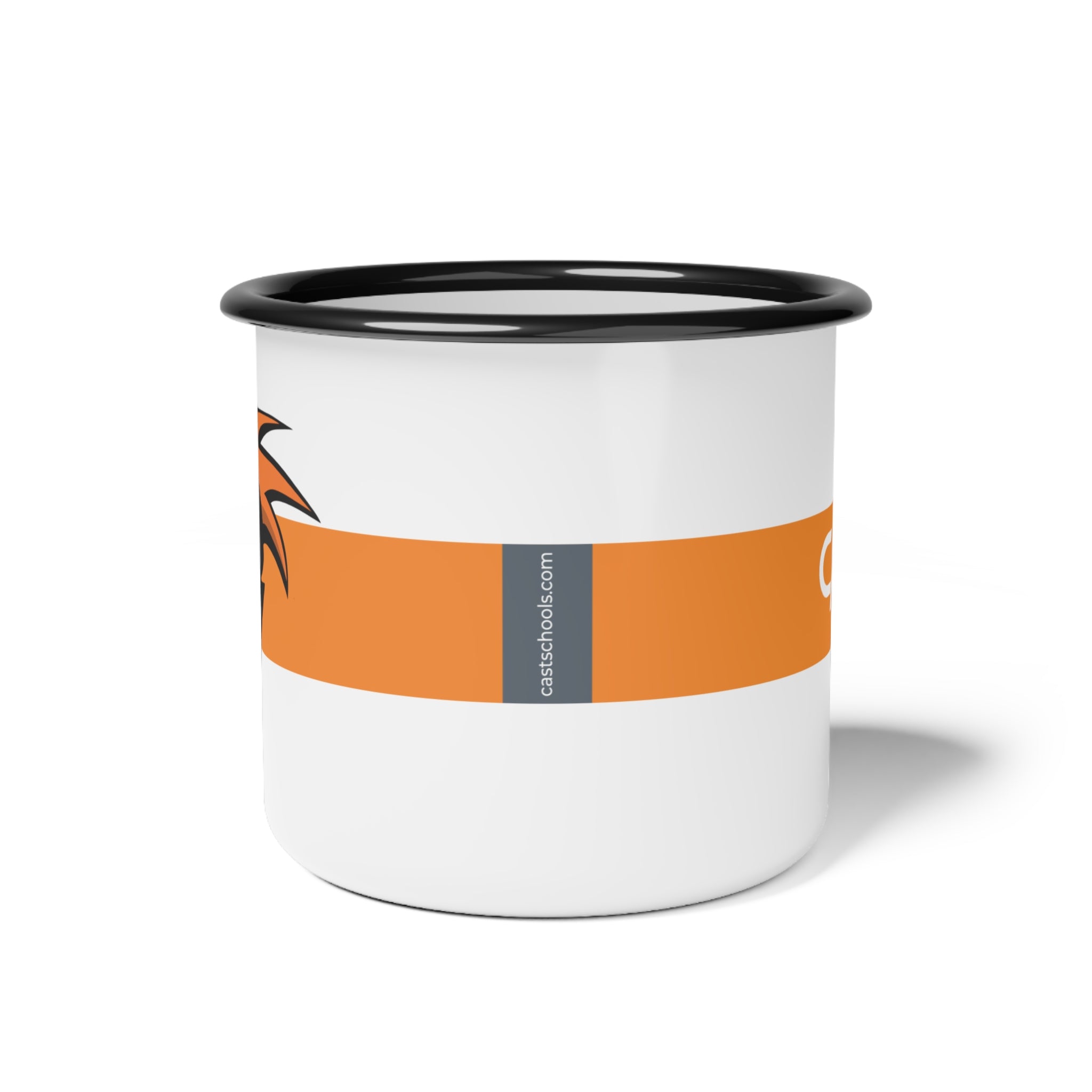 CAST Tech Enamel Camp Cup with Cyberknight - Perfect for Outdoor Adventures and Everyday Use