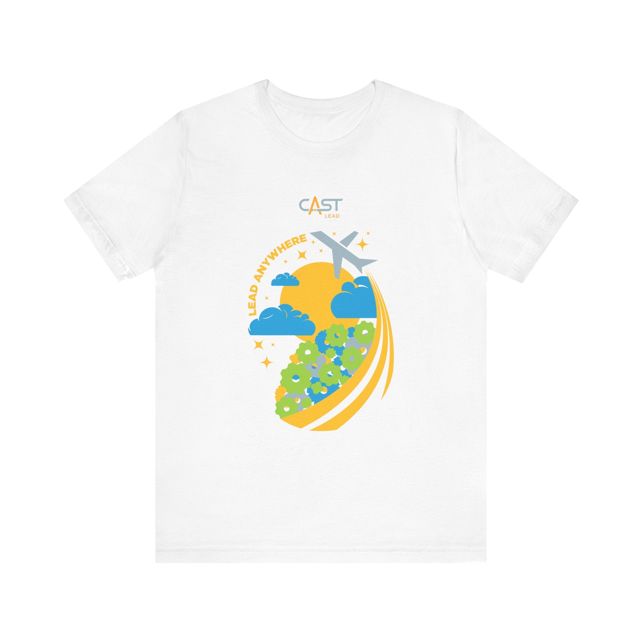 CAST Lead Lead Anywhere Jon Rodz Collection Unisex Jersey Tee - Perfect for School Events and Family Gatherings