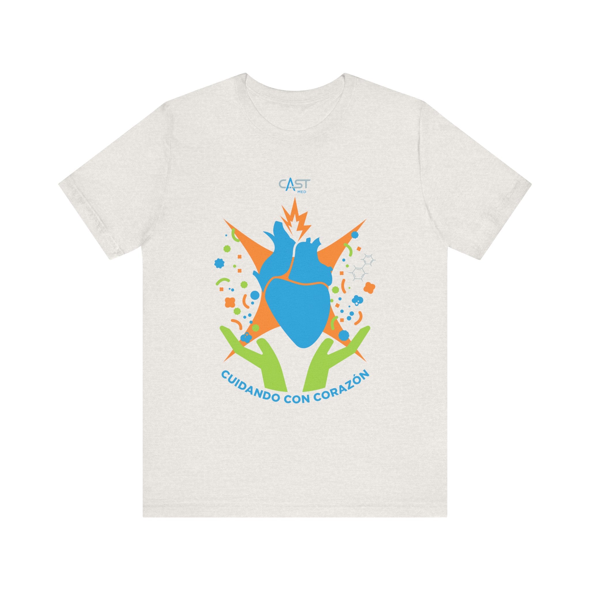 CAST Med Con Corazon Jon Rodz Collection Unisex Jersey Tee - Perfect for School Events and Family Gatherings