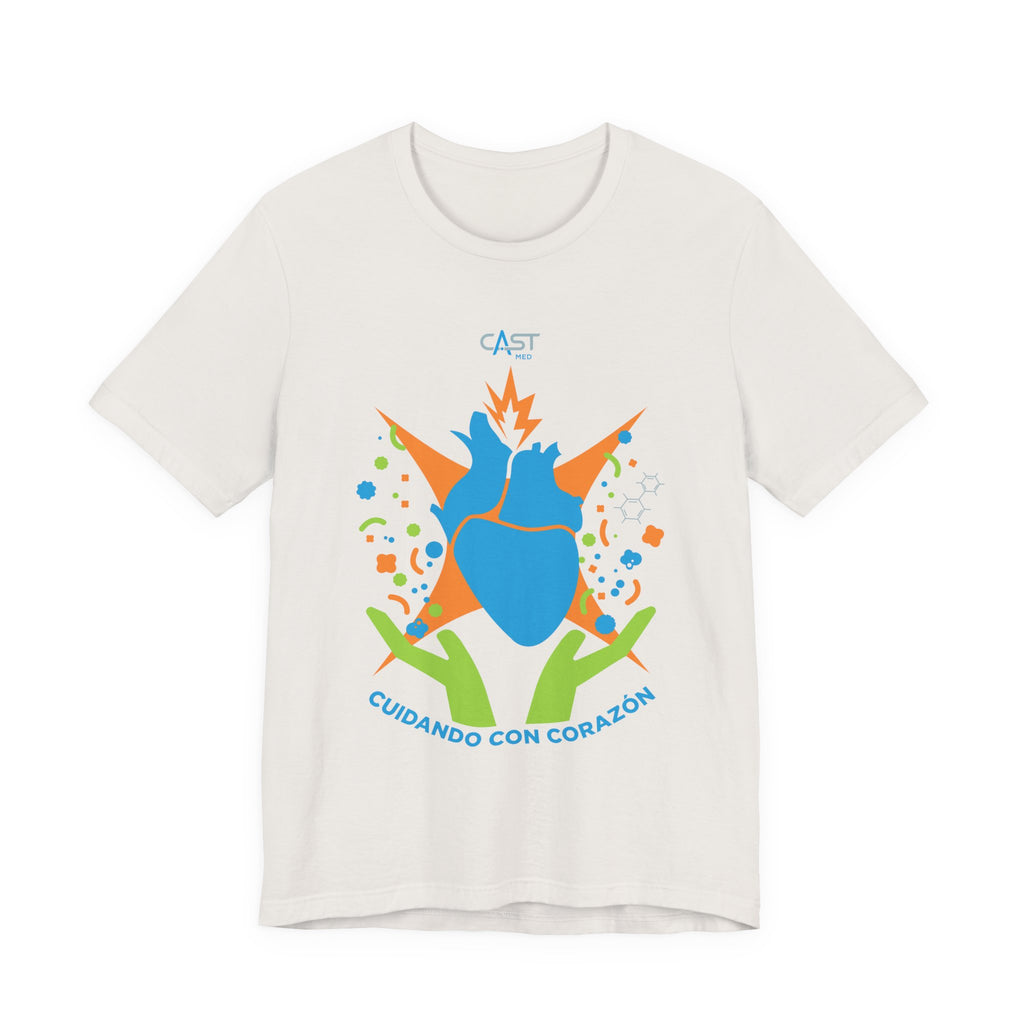 CAST Med Con Corazon Jon Rodz Collection Unisex Jersey Tee - Perfect for School Events and Family Gatherings