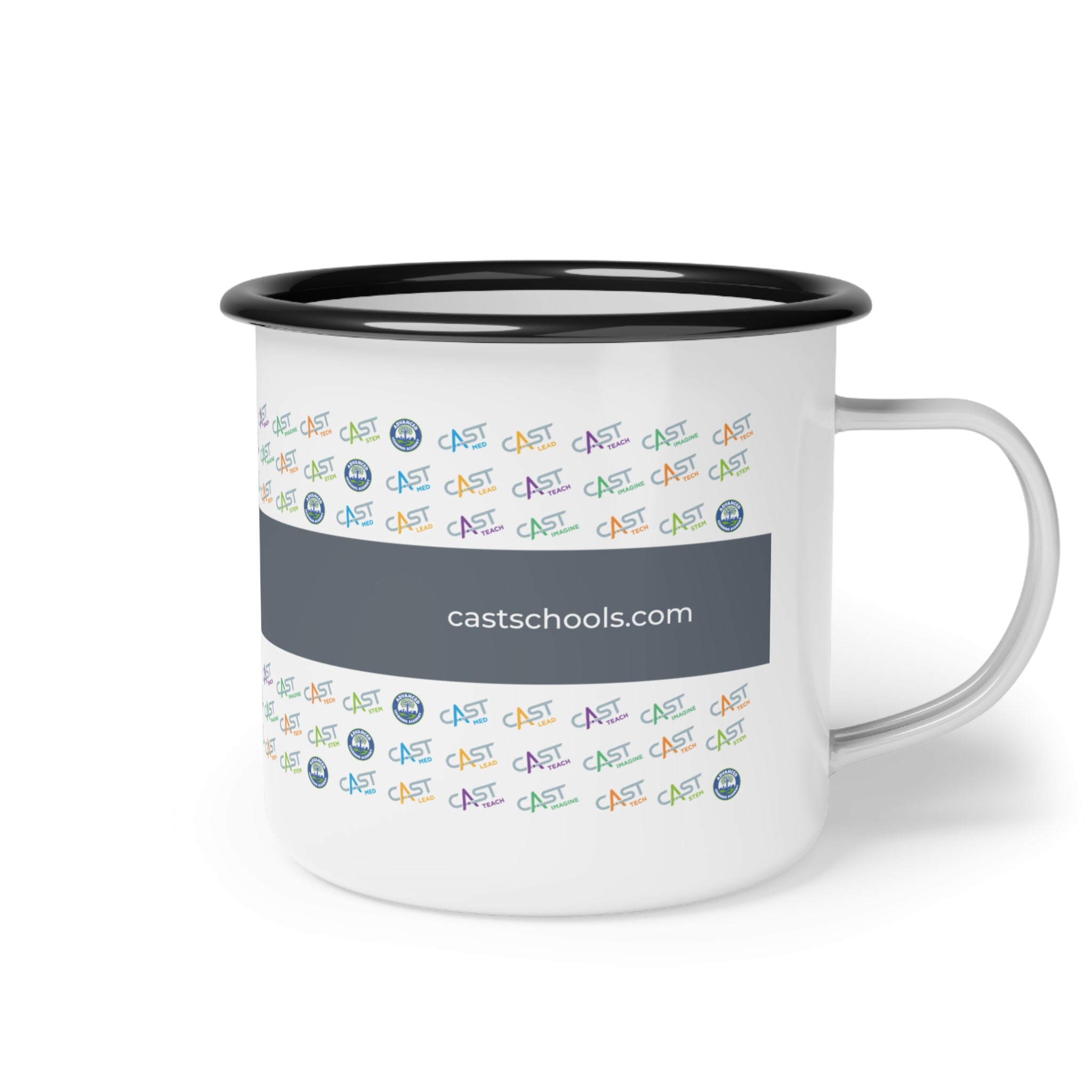 CAST Schools Network Enamel Camp Cup - Perfect for Outdoor Adventures and Everyday Use
