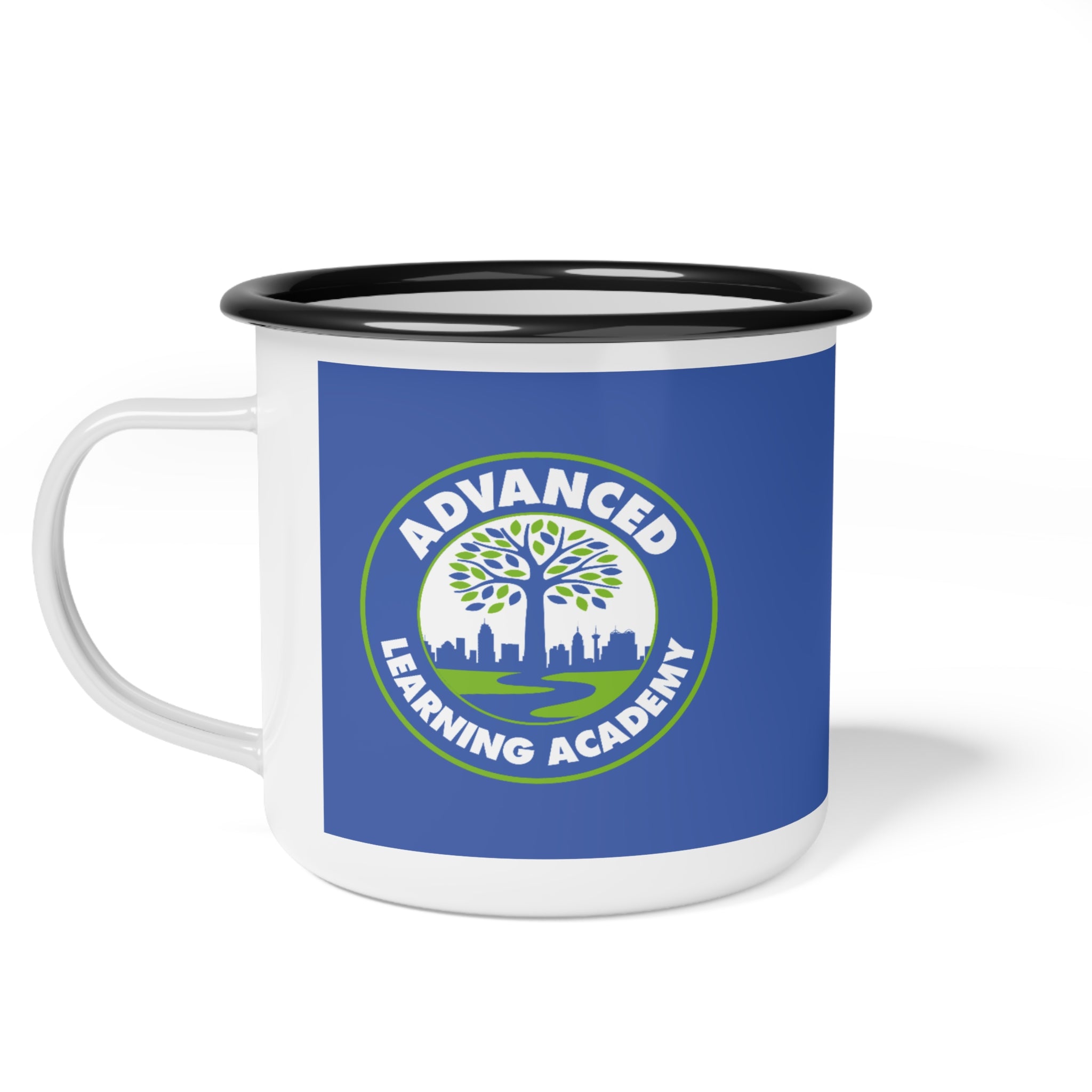 Advanced Learning Academy Custom Enamel Camp Cup - Perfect for Outdoor Adventures and Everyday Use