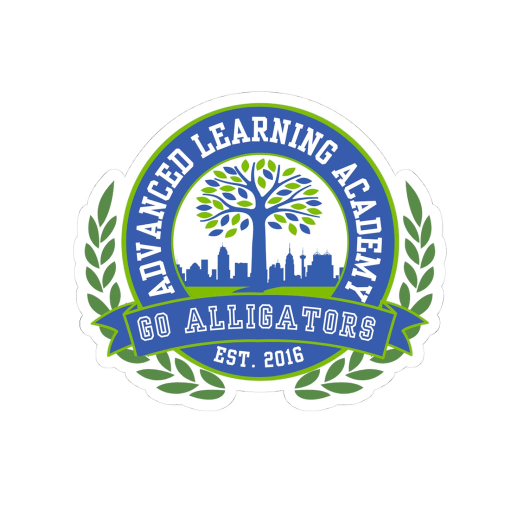 Advanced Learning Academy Crest Sticker - Custom Laptop Decal, Graduation Gift, School Spirit Sticker