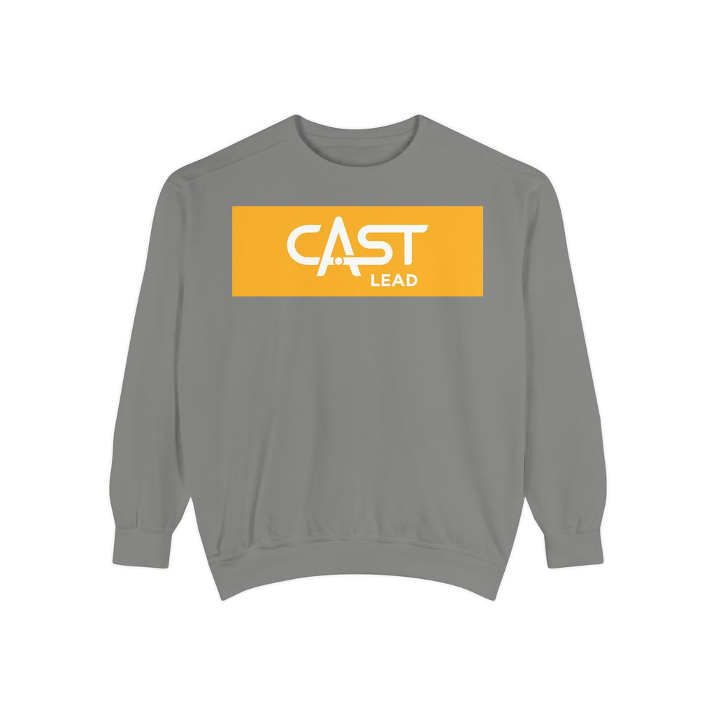 CAST Lead Unisex Garment-Dyed Sweatshirt | Casual & Comfy | Perfect for Tech Enthusiasts & Everyday Wear