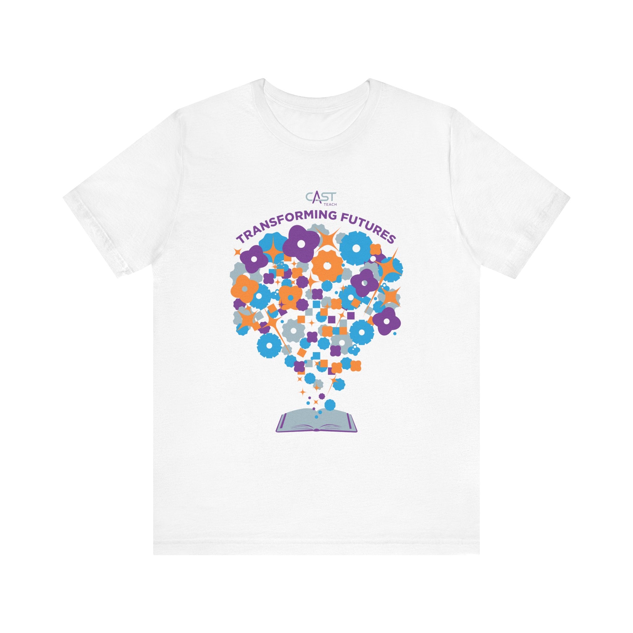 CAST Teach Transforming Futures Jon Rodz Collection Unisex Jersey Tee - Perfect for School Events and Family Gatherings