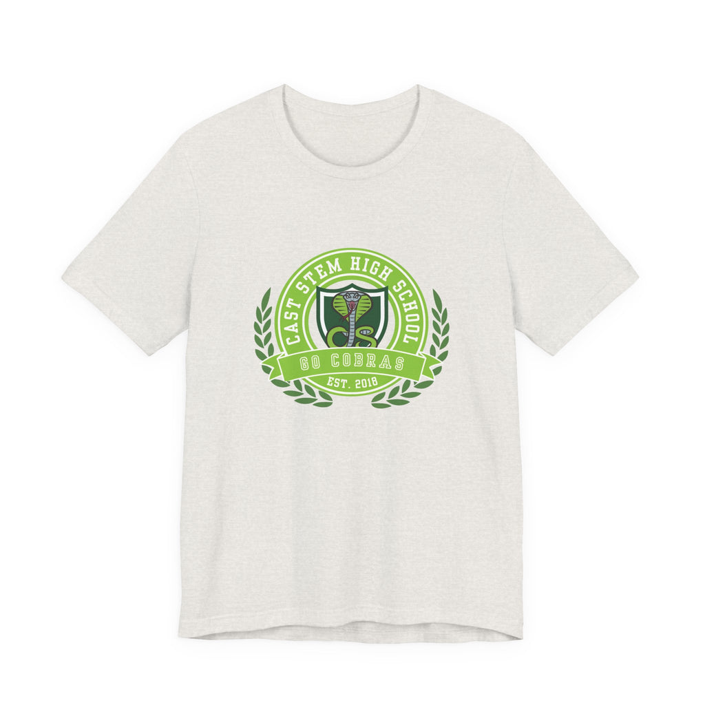 CAST STEM School Spirit Crest Collection Unisex Jersey Tee - Perfect for School Events and Family Gatherings