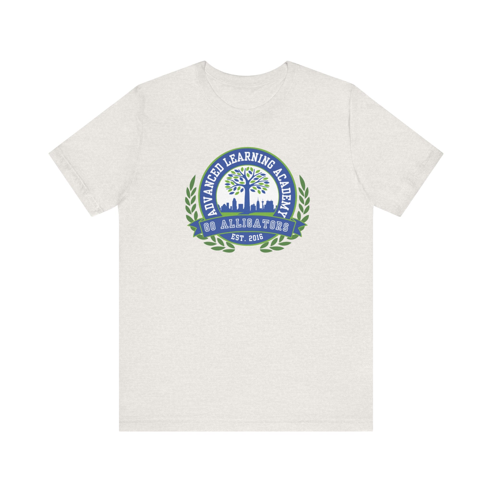 Advanced Learning Academy School Spirit Crest Collection Unisex Jersey Tee - Perfect for School Events and Family Gatherings
