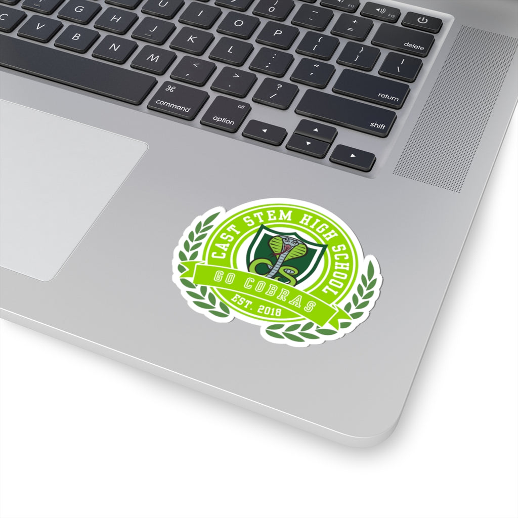 CAST STEM High School Crest Sticker - Custom Laptop Decal, Graduation Gift, School Spirit Sticker