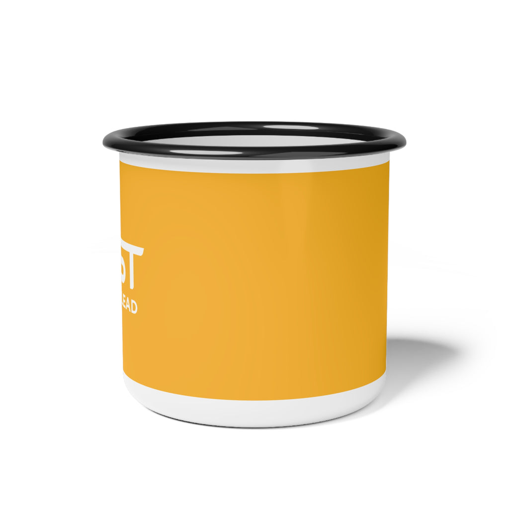 Custom CAST Lead Enamel Camp Cup - Perfect for Outdoor Adventures and Everyday Use