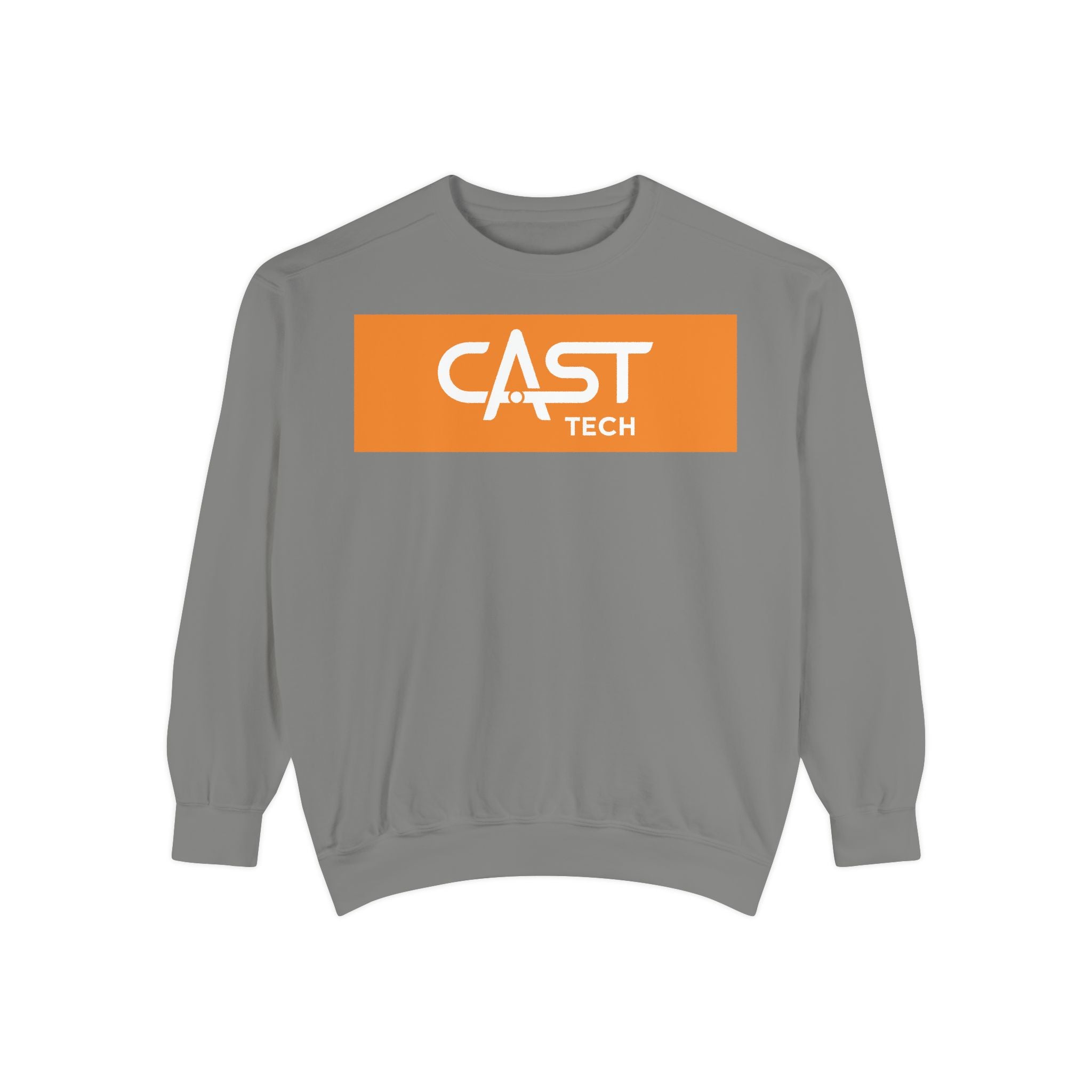 CAST Tech Unisex Garment-Dyed Sweatshirt | Casual & Comfy | Perfect for Tech Enthusiasts & Everyday Wear