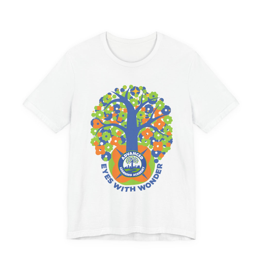 Advanced Learning Academy Eyes with Wonder Jon Rodz Collection Unisex Jersey Tee - Perfect for School Events and Family Gatherings