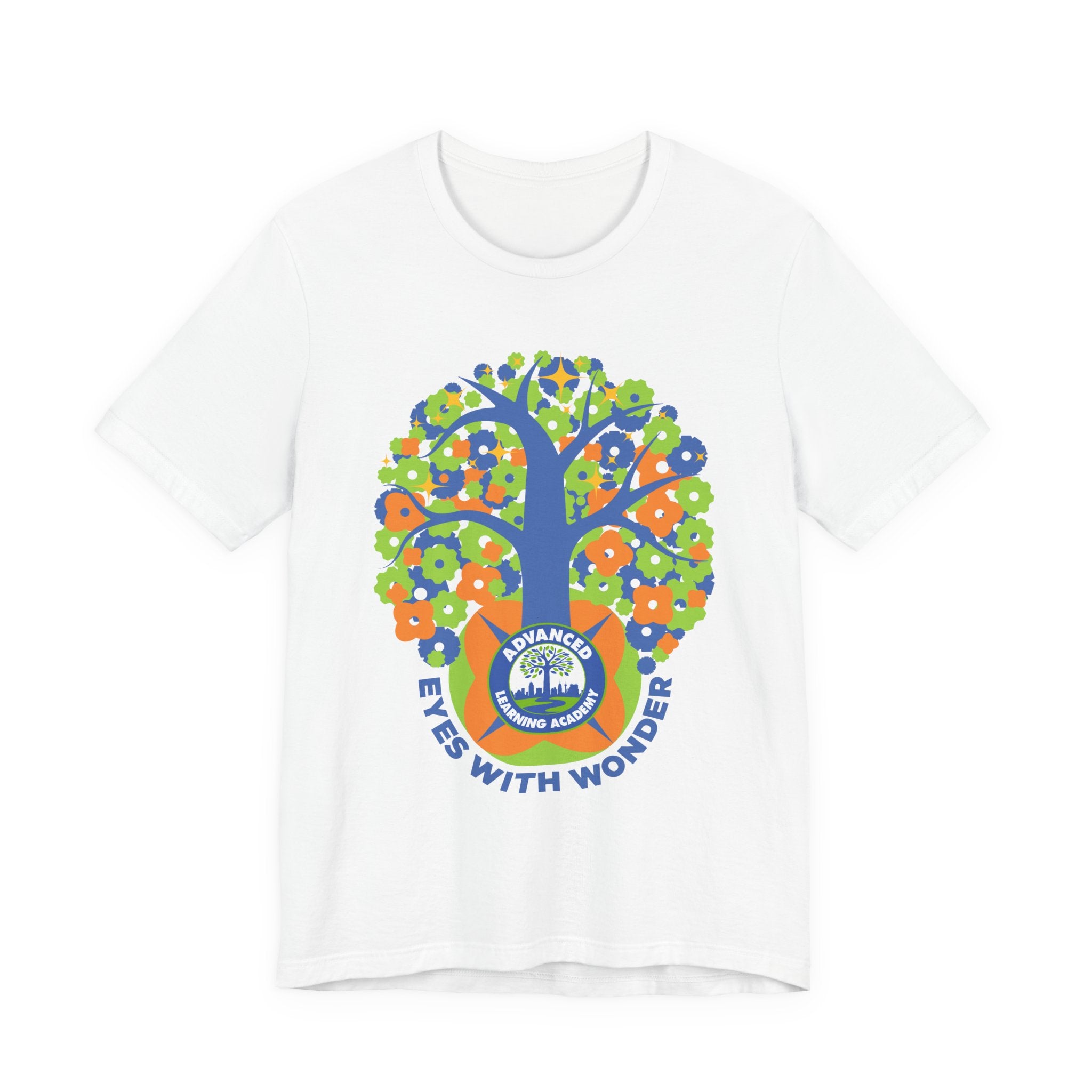 Advanced Learning Academy Eyes with Wonder Jon Rodz Collection Unisex Jersey Tee - Perfect for School Events and Family Gatherings
