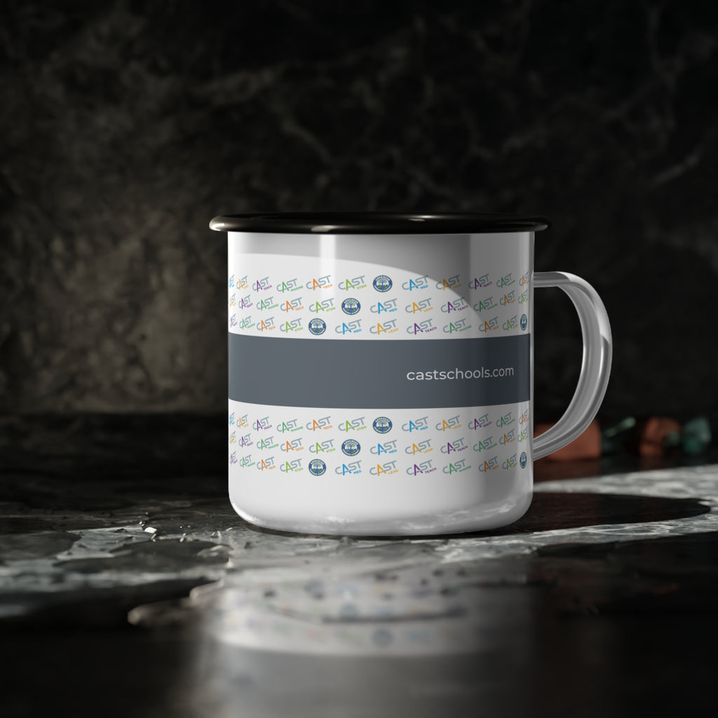 CAST Schools Network Enamel Camp Cup - Perfect for Outdoor Adventures and Everyday Use
