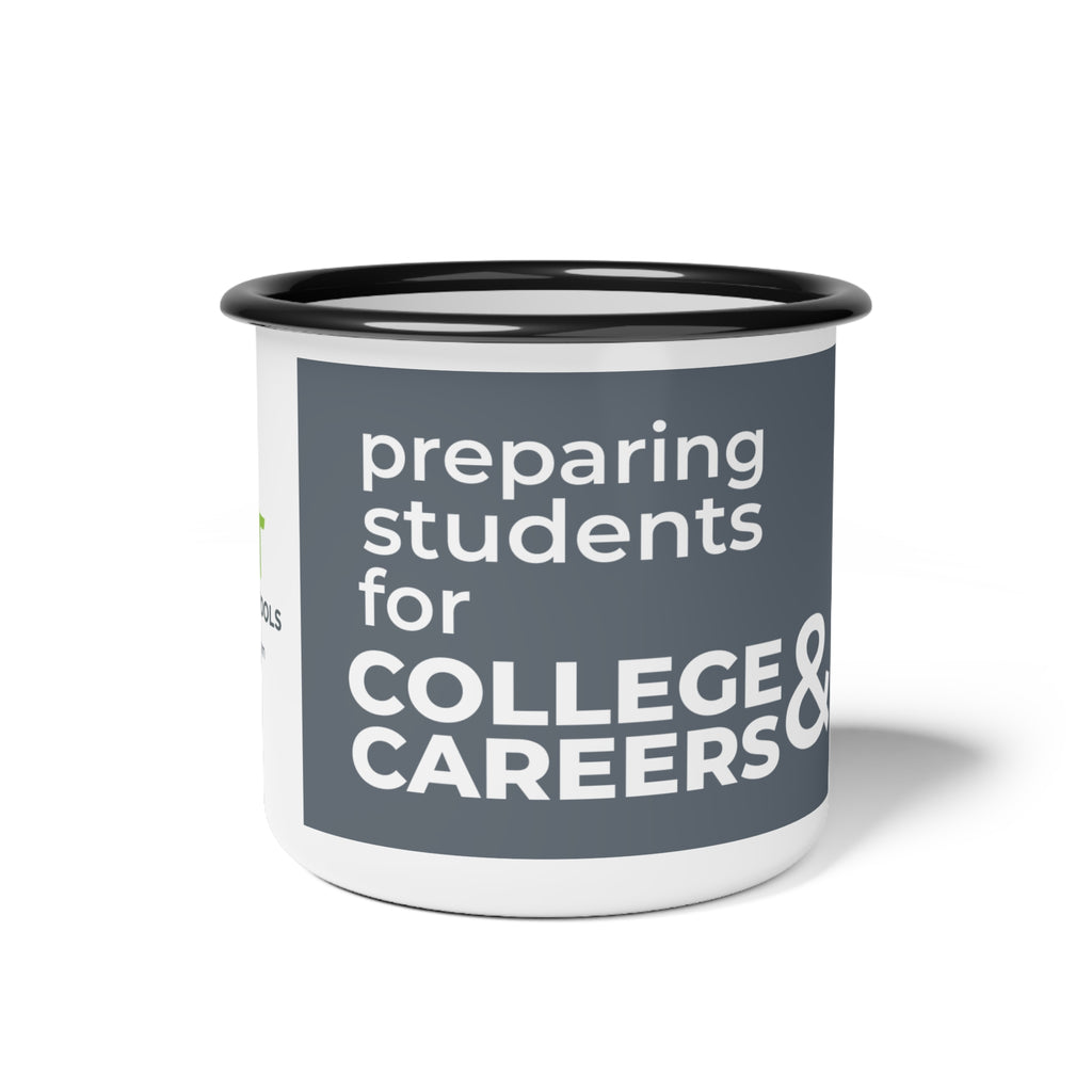 CAST Schools College and Careers Enamel Camp Cup with Paw - Perfect for Outdoor Adventures and Everyday Use
