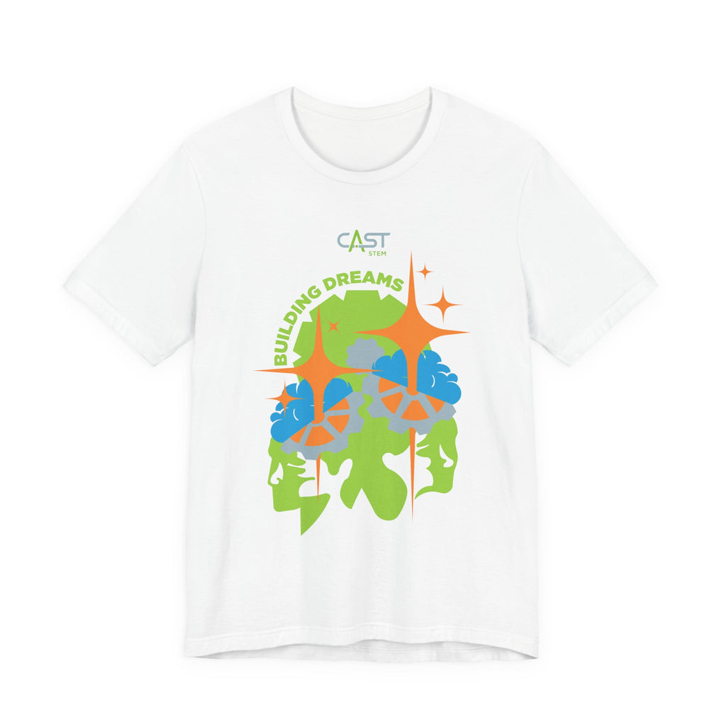 CAST STEM Building Dreams Jon Rodz Collection Unisex Jersey Tee - Perfect for School Events and Family Gatherings