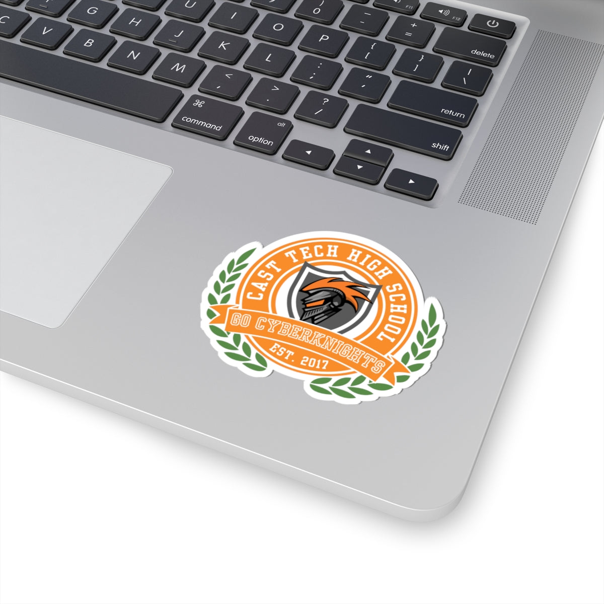 CAST Tech High School Cyberknight Sticker - Custom Laptop Decal, Graduation Gift, School Spirit Sticker