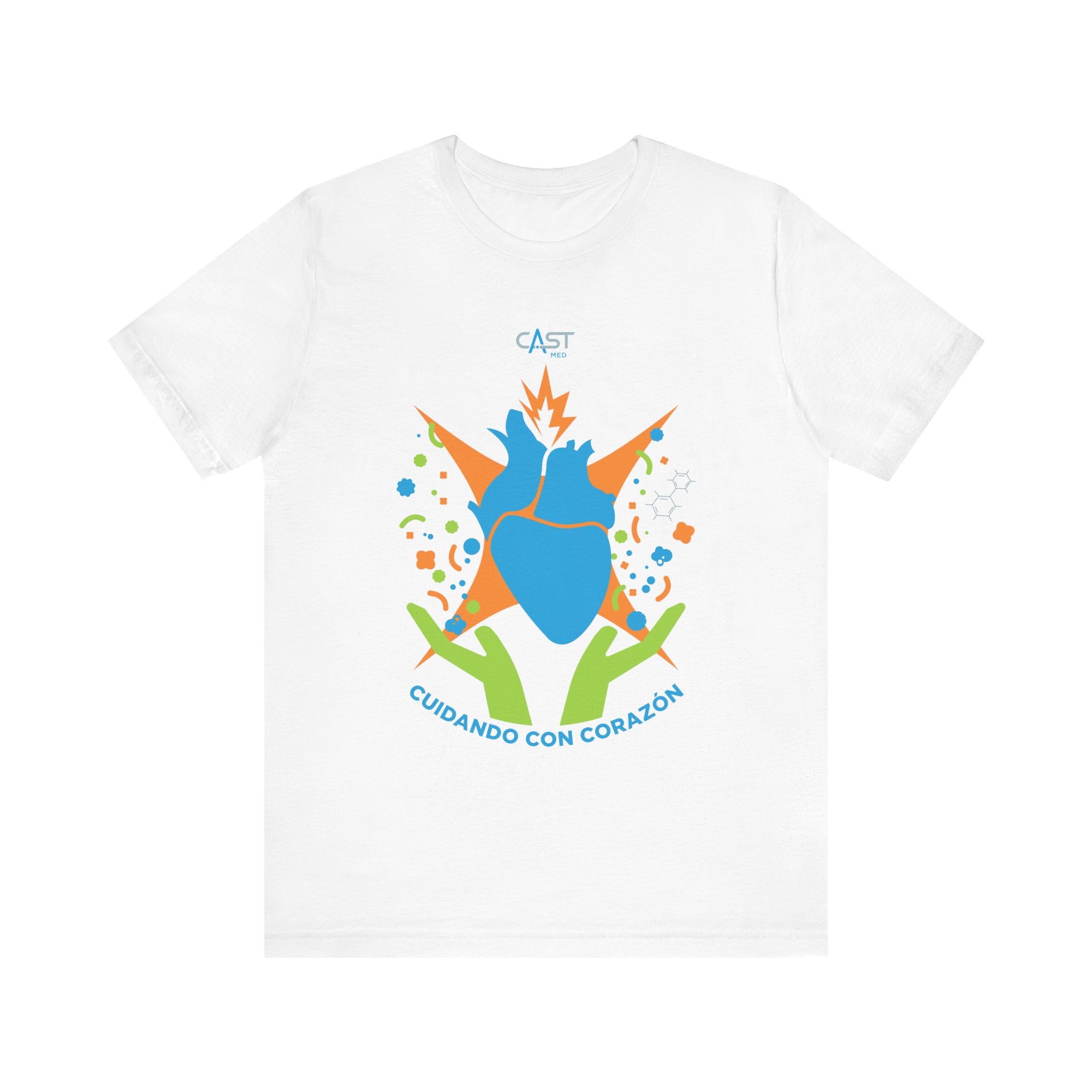 CAST Med Con Corazon Jon Rodz Collection Unisex Jersey Tee - Perfect for School Events and Family Gatherings