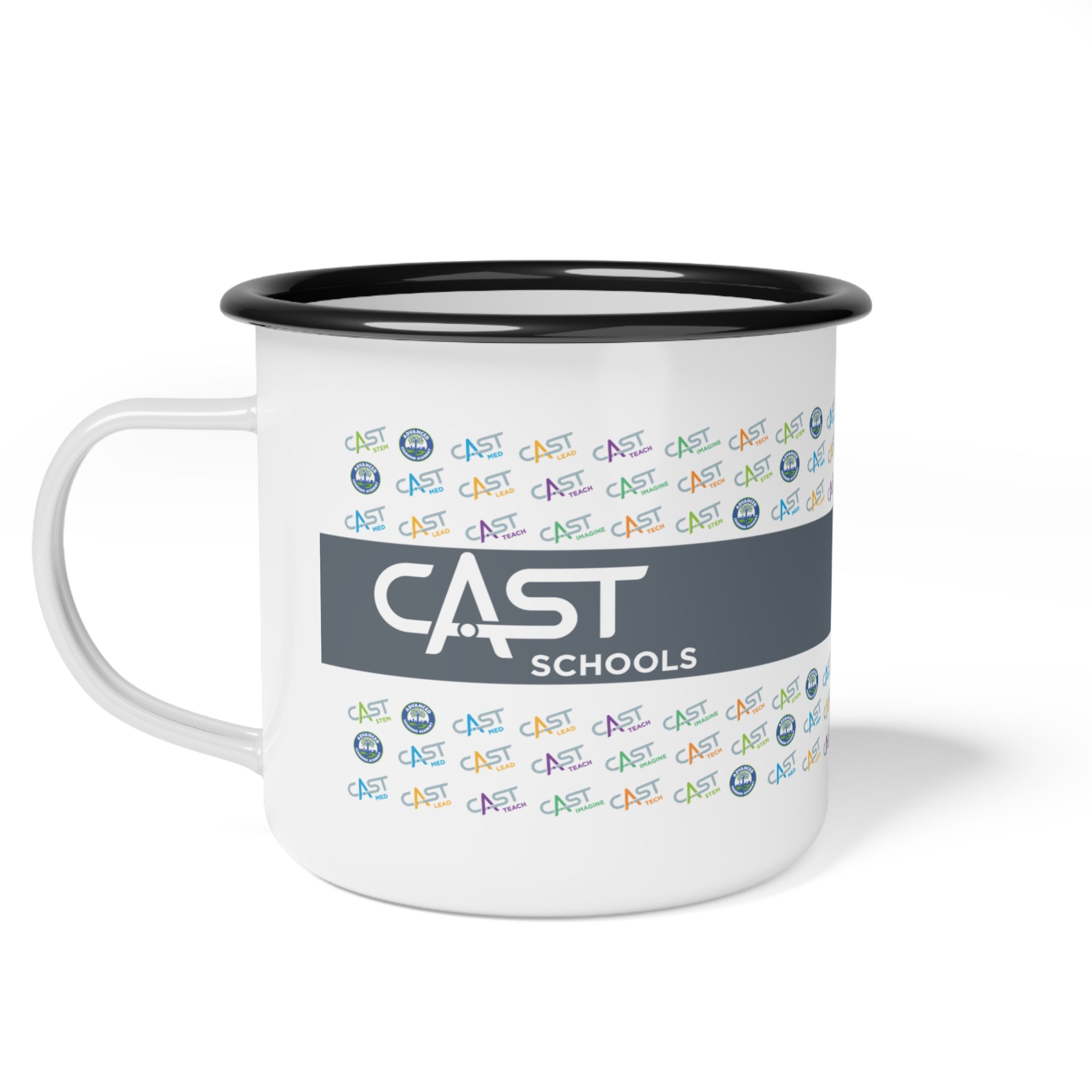 CAST Schools Network Enamel Camp Cup - Perfect for Outdoor Adventures and Everyday Use