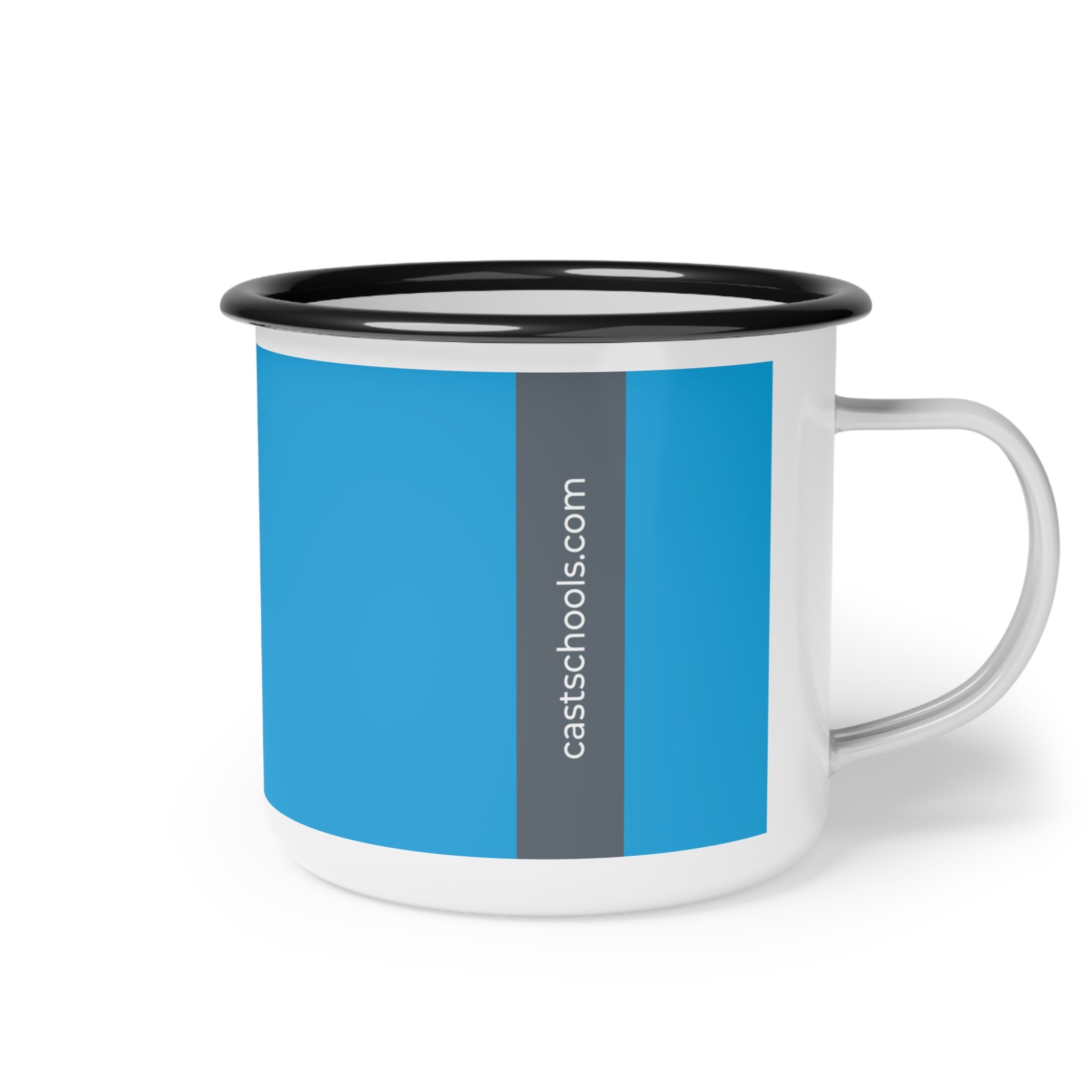 Custom CAST Med Enamel Camp Cup - Perfect for Outdoor Adventures and Everyday Use